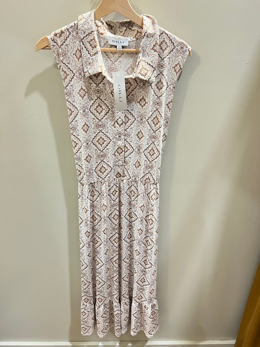 Plus size shirt maxi dress