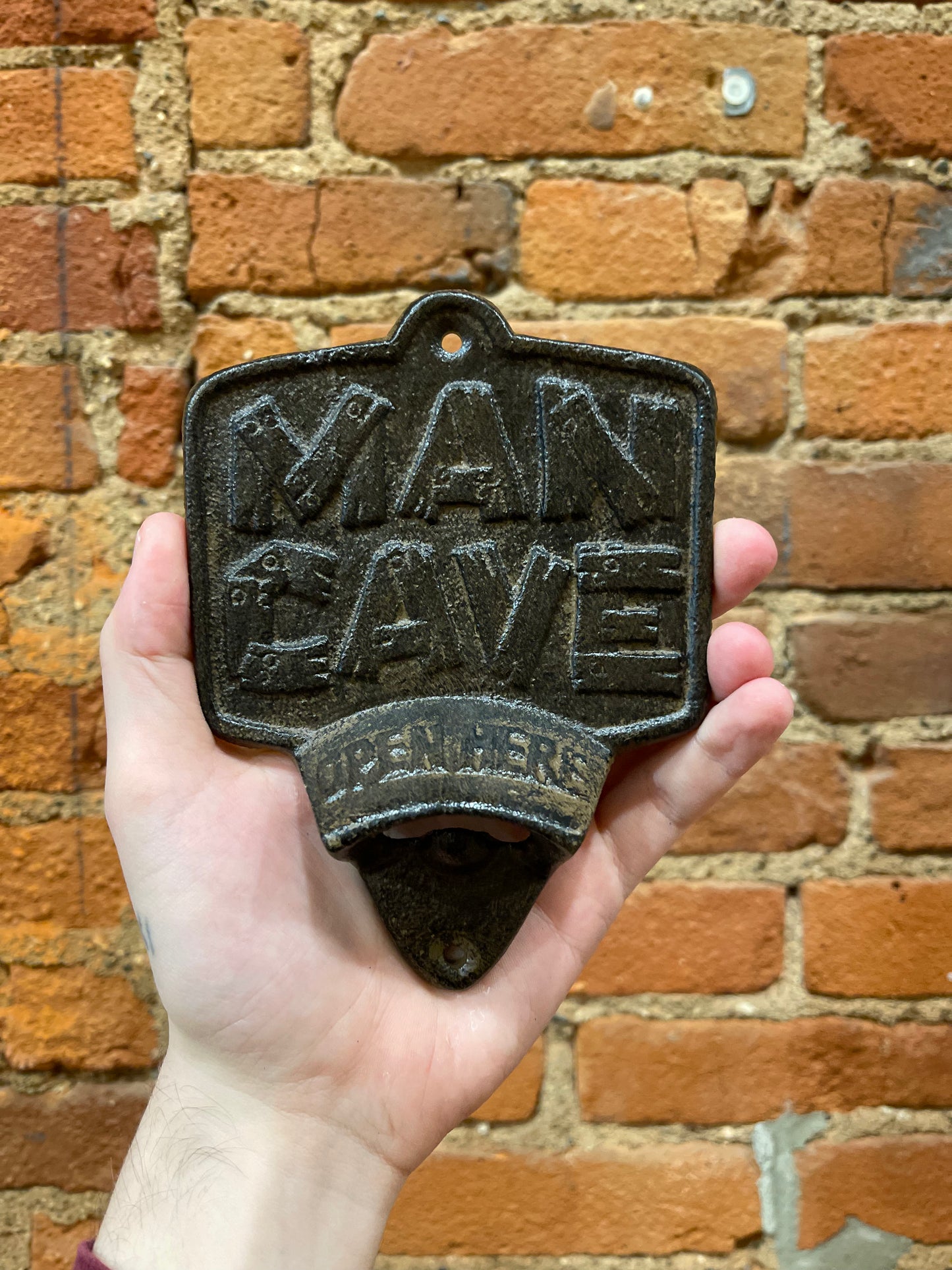 Man Cave Bottle Opener