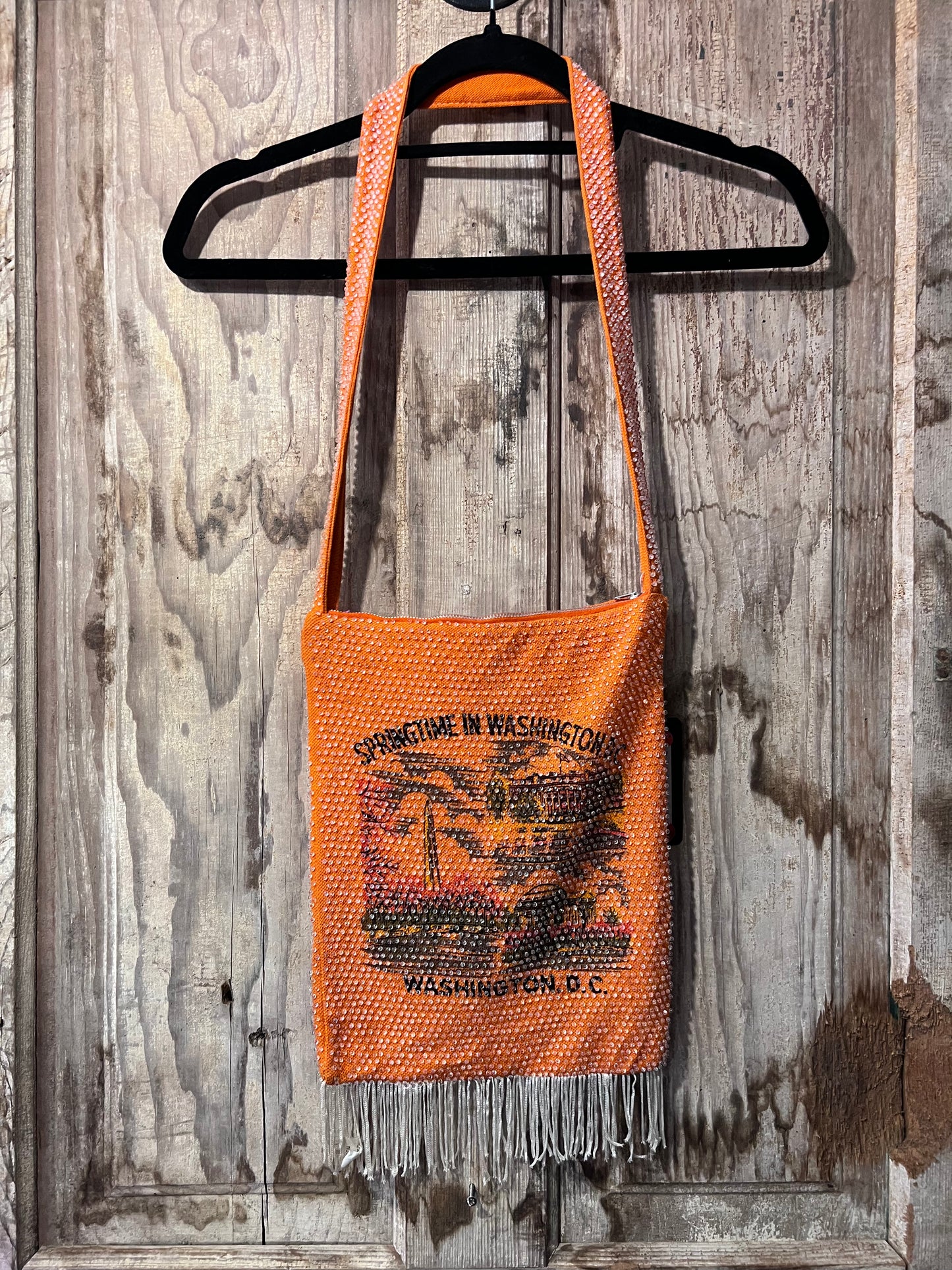 Vintage orange  purse