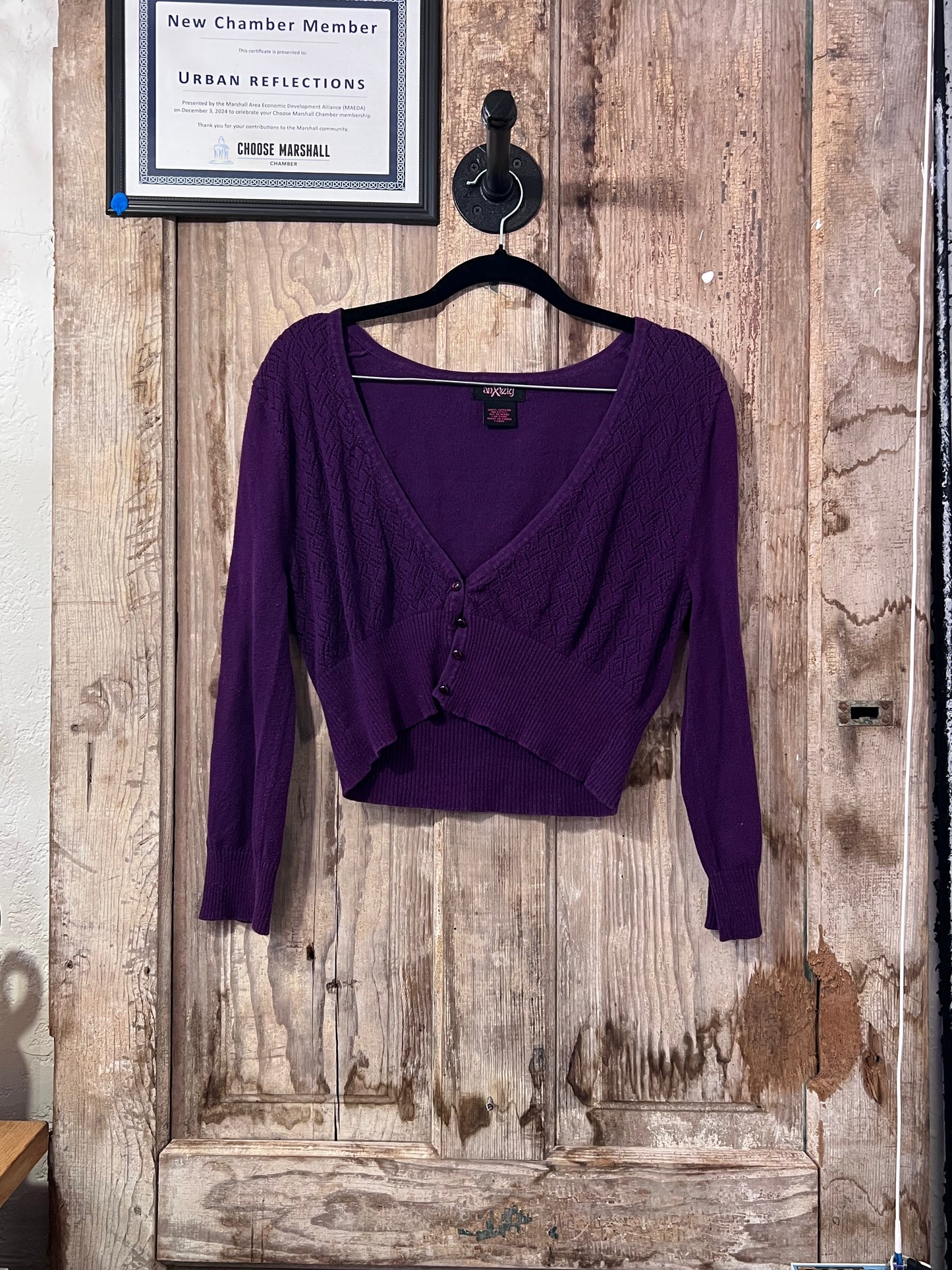 Y2K Cropped Cardigan