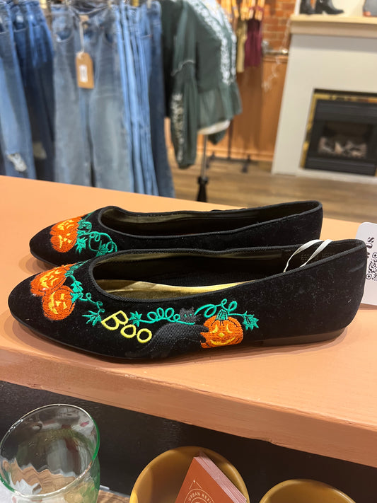 Vintage Halloween ballet shoes