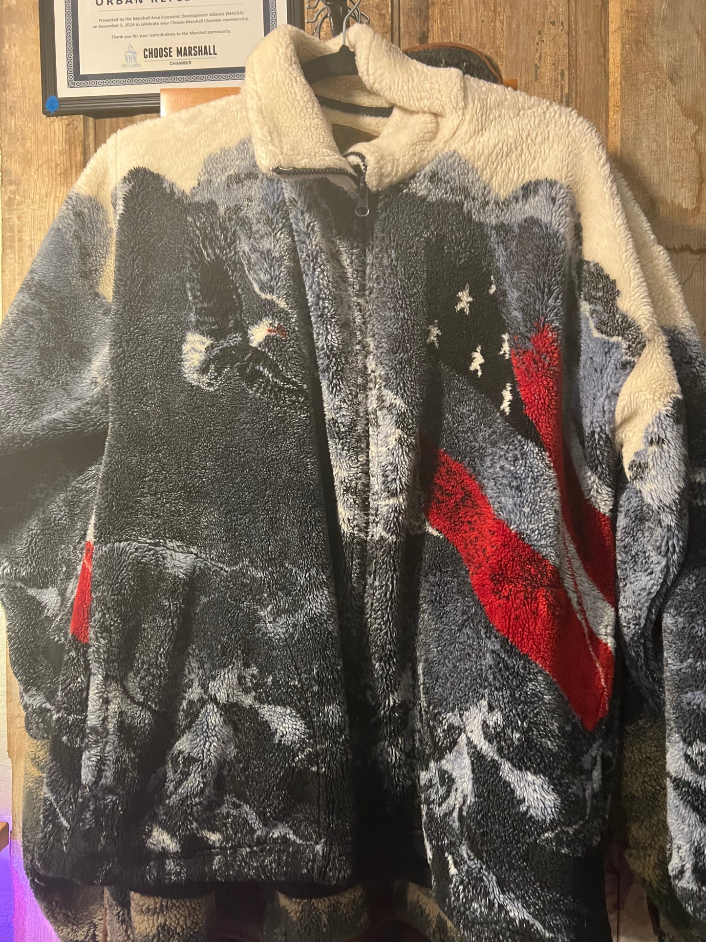 Flag 90’s Sherpa jacket