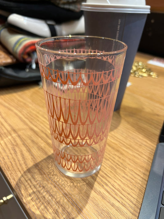 Mcm single pink glass