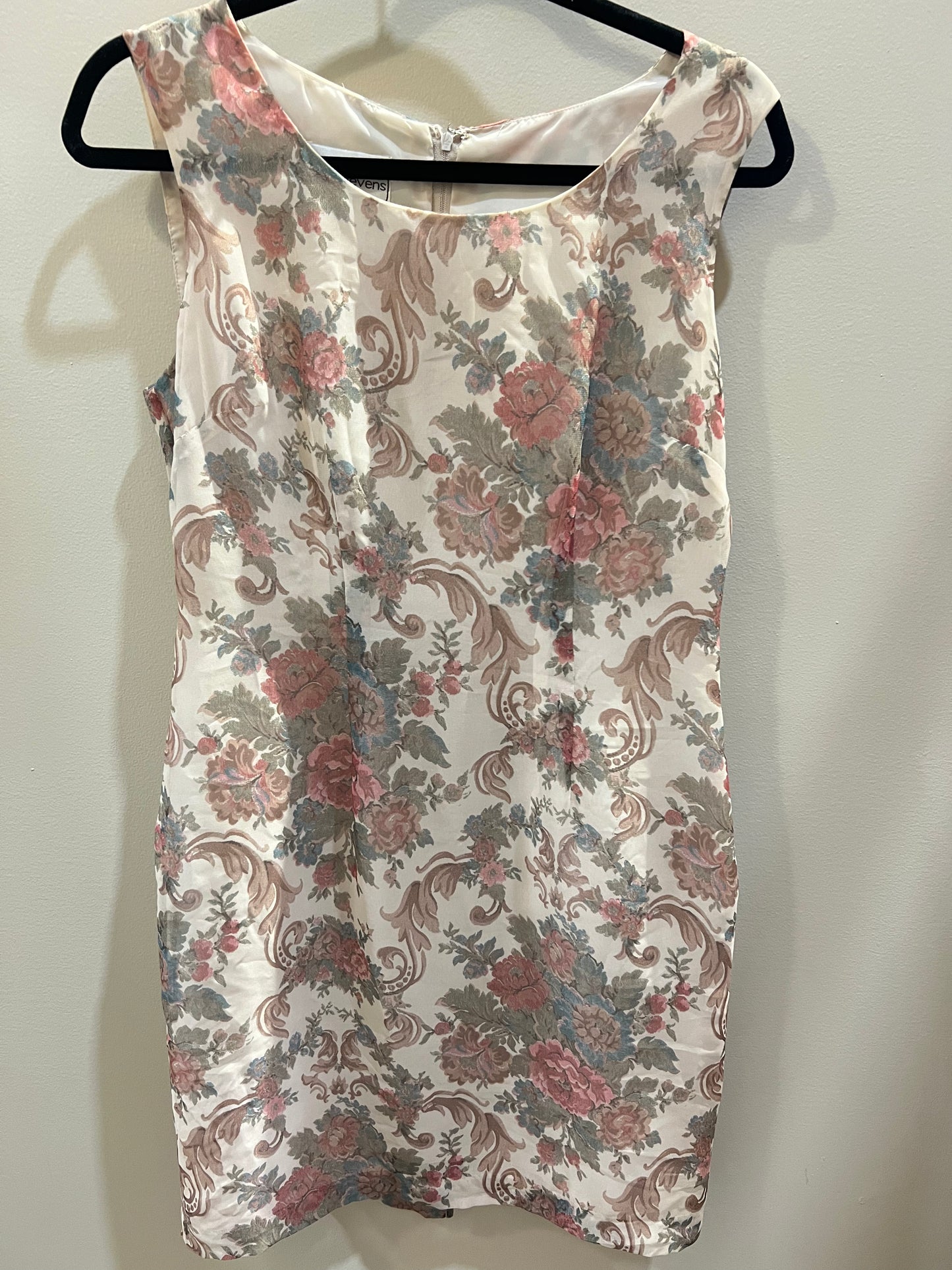 Vintage sheer floral dress