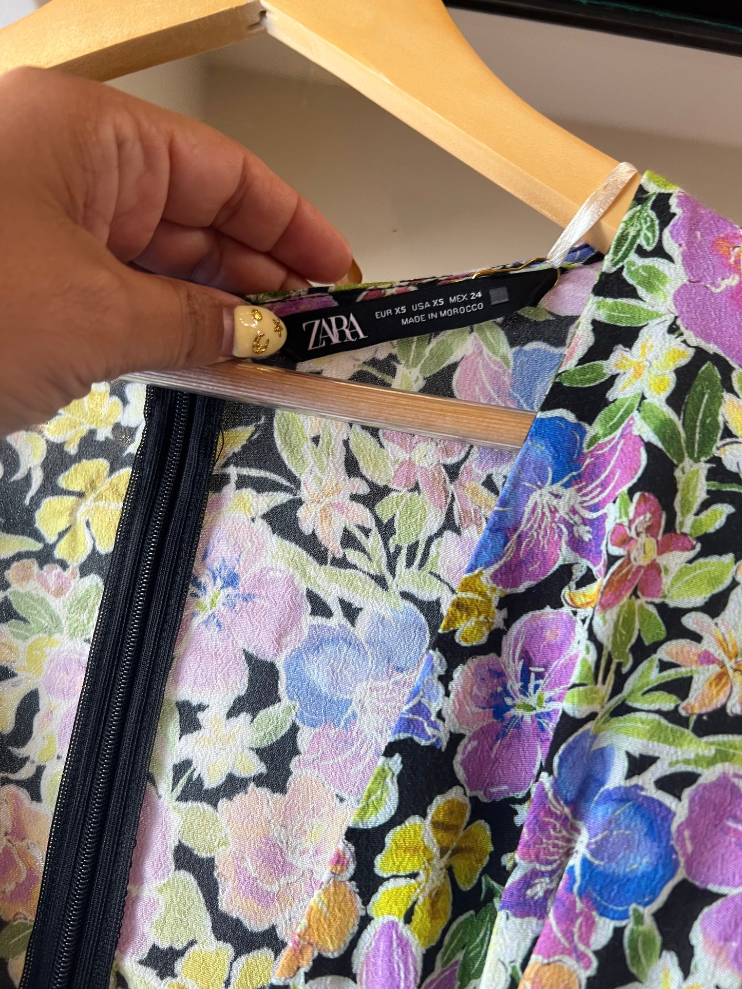 Zara floral dress