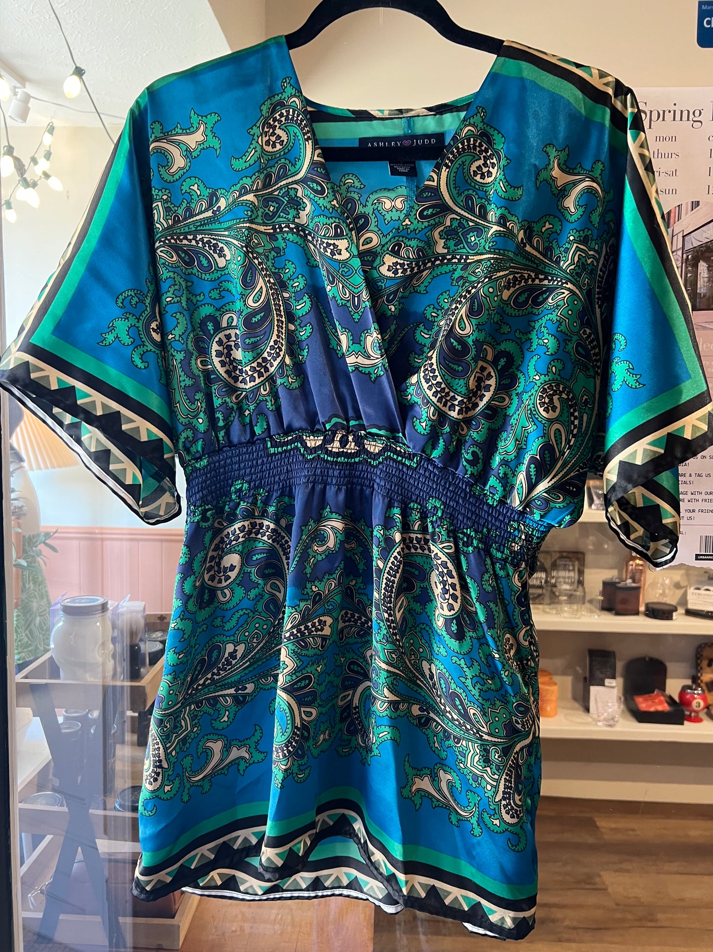Ashley silk vintage top