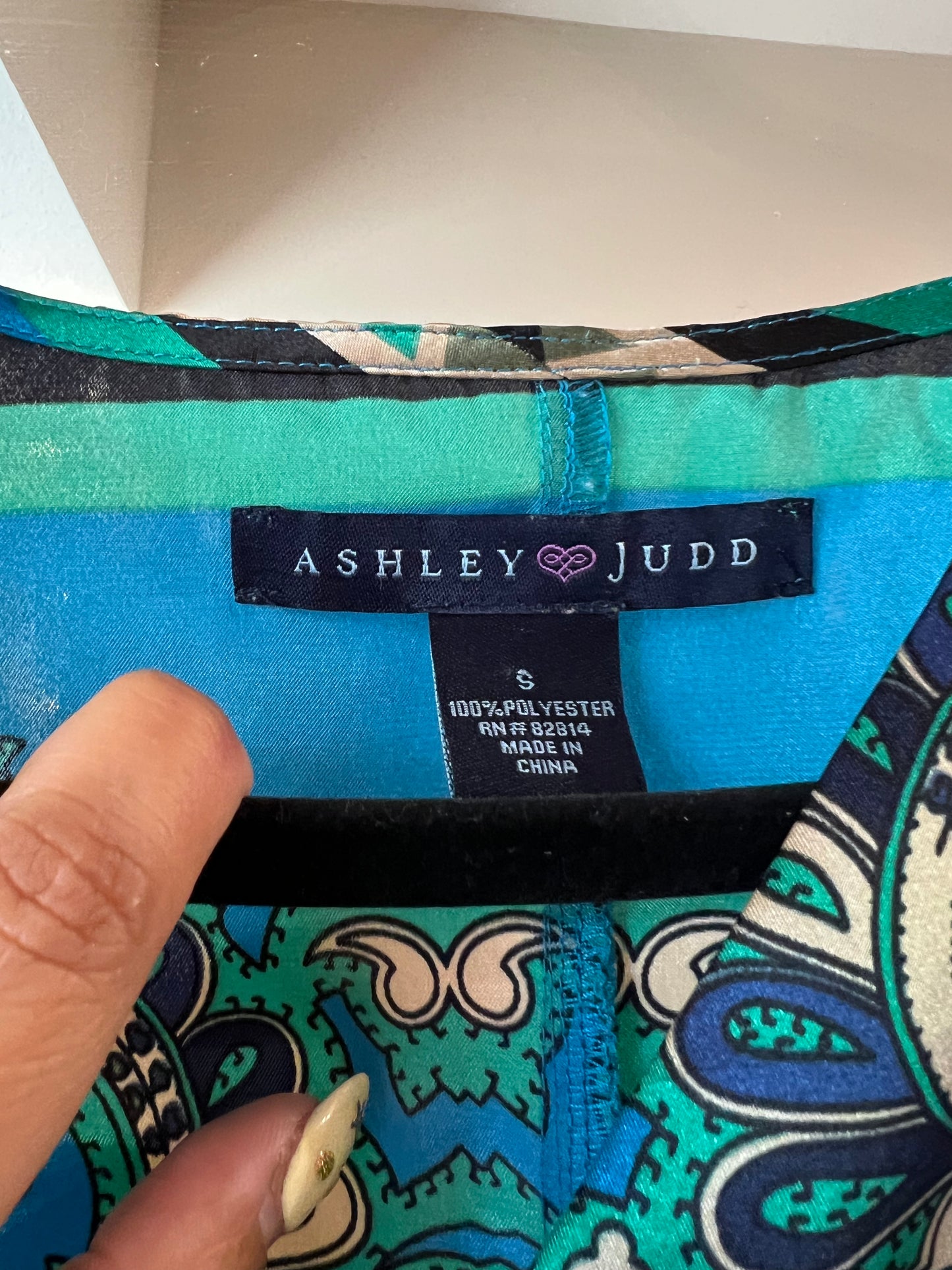 Ashley silk vintage top