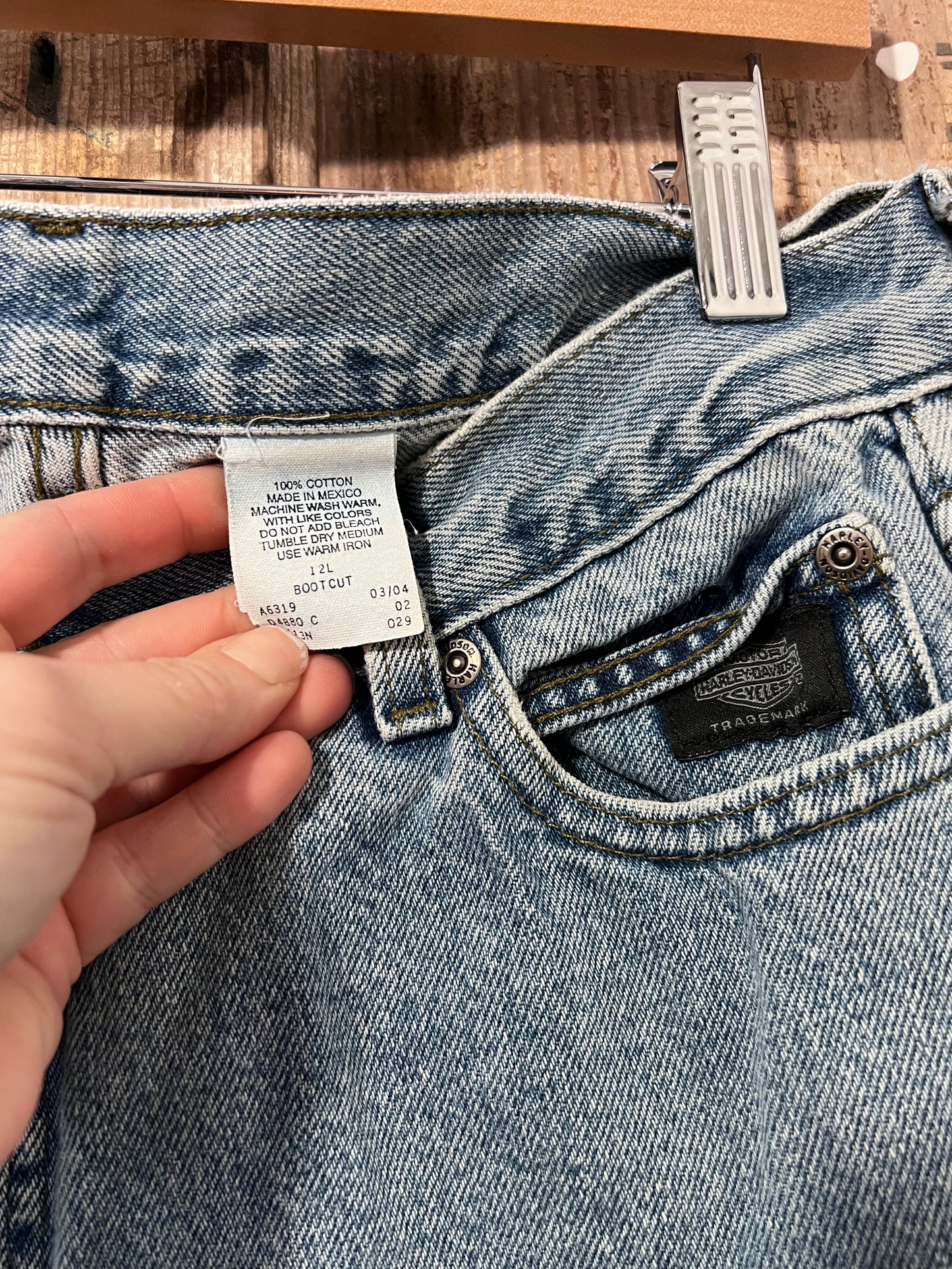 Light Wash Harley Jeans