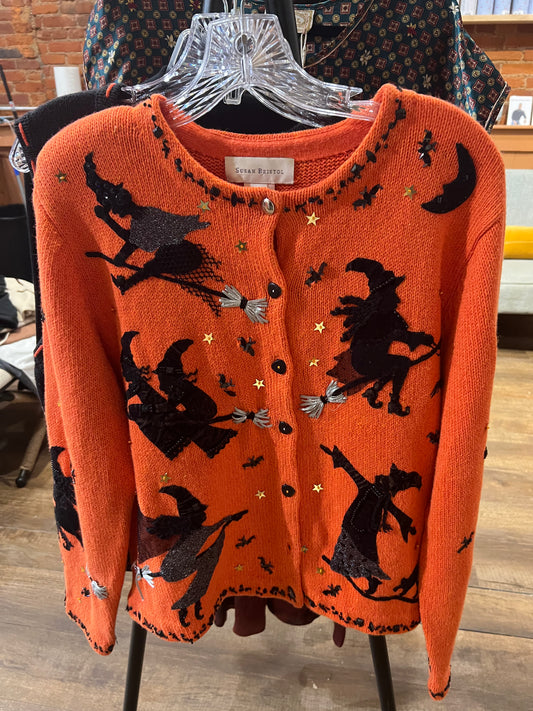 Revamp Halloween cardigan