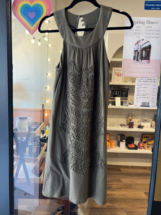 International green dress