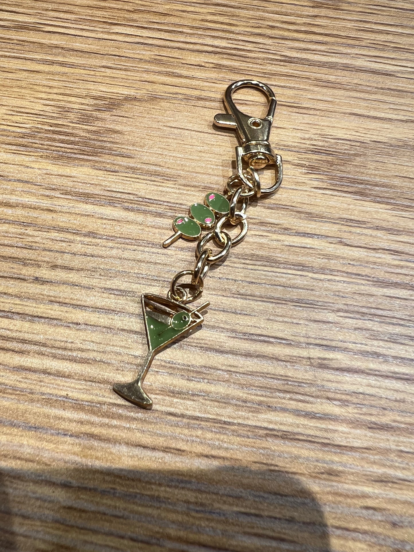 Martini keychain
