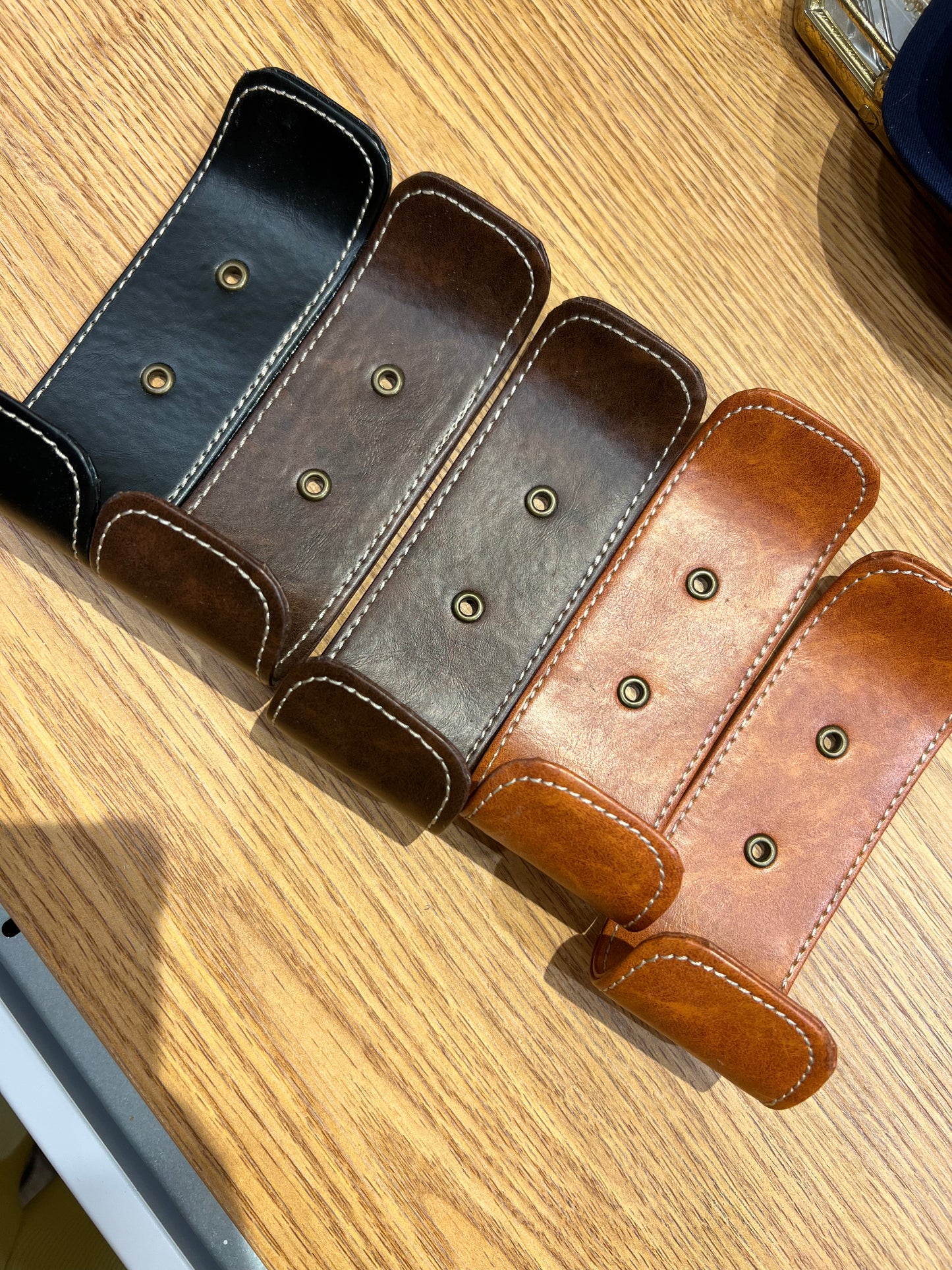 Leather wall hook