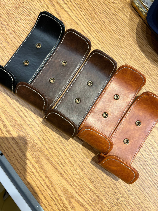 Leather wall hook
