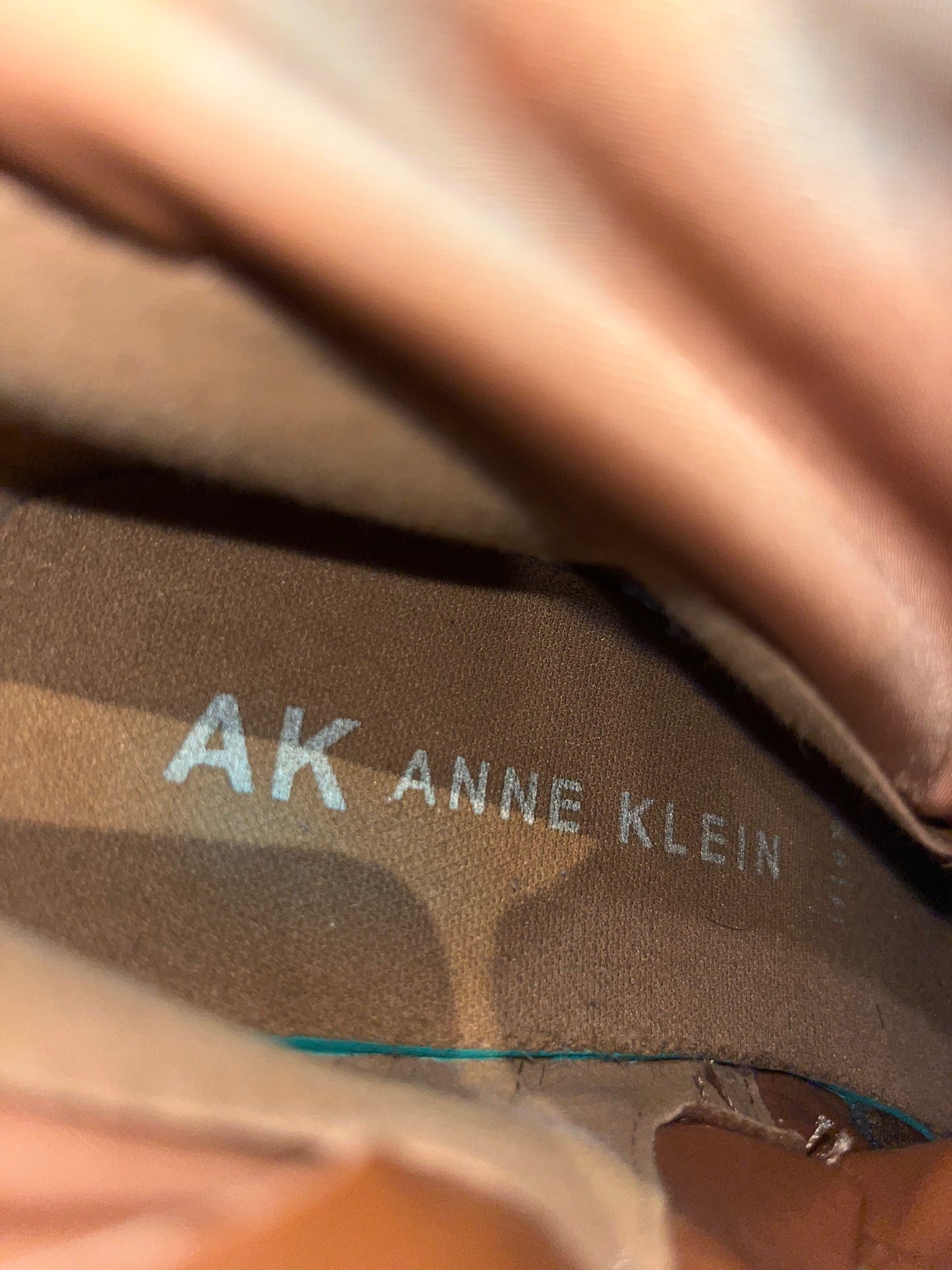 Anne Klein tan suede booties