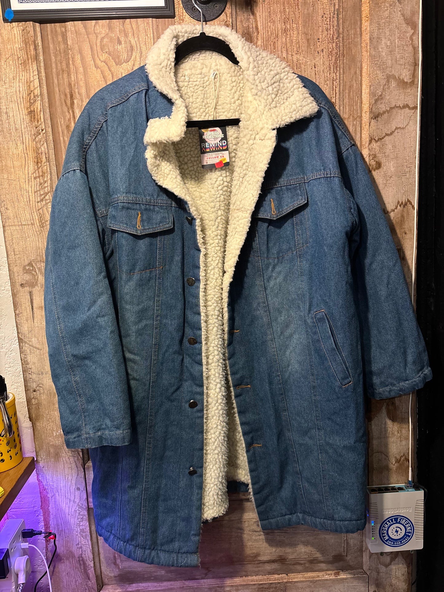 Jean Sherpa jacket
