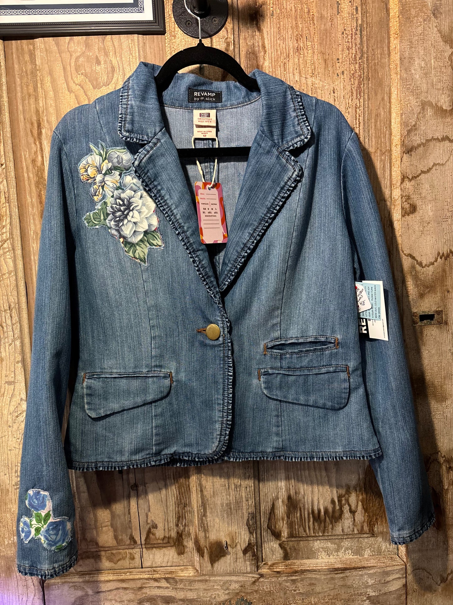 Jean jacket revamped