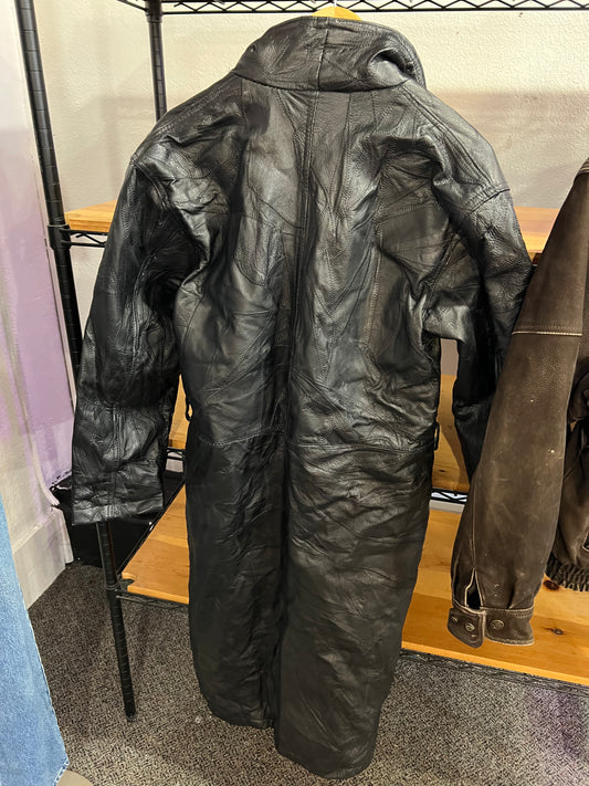 Black 80’s trench coat