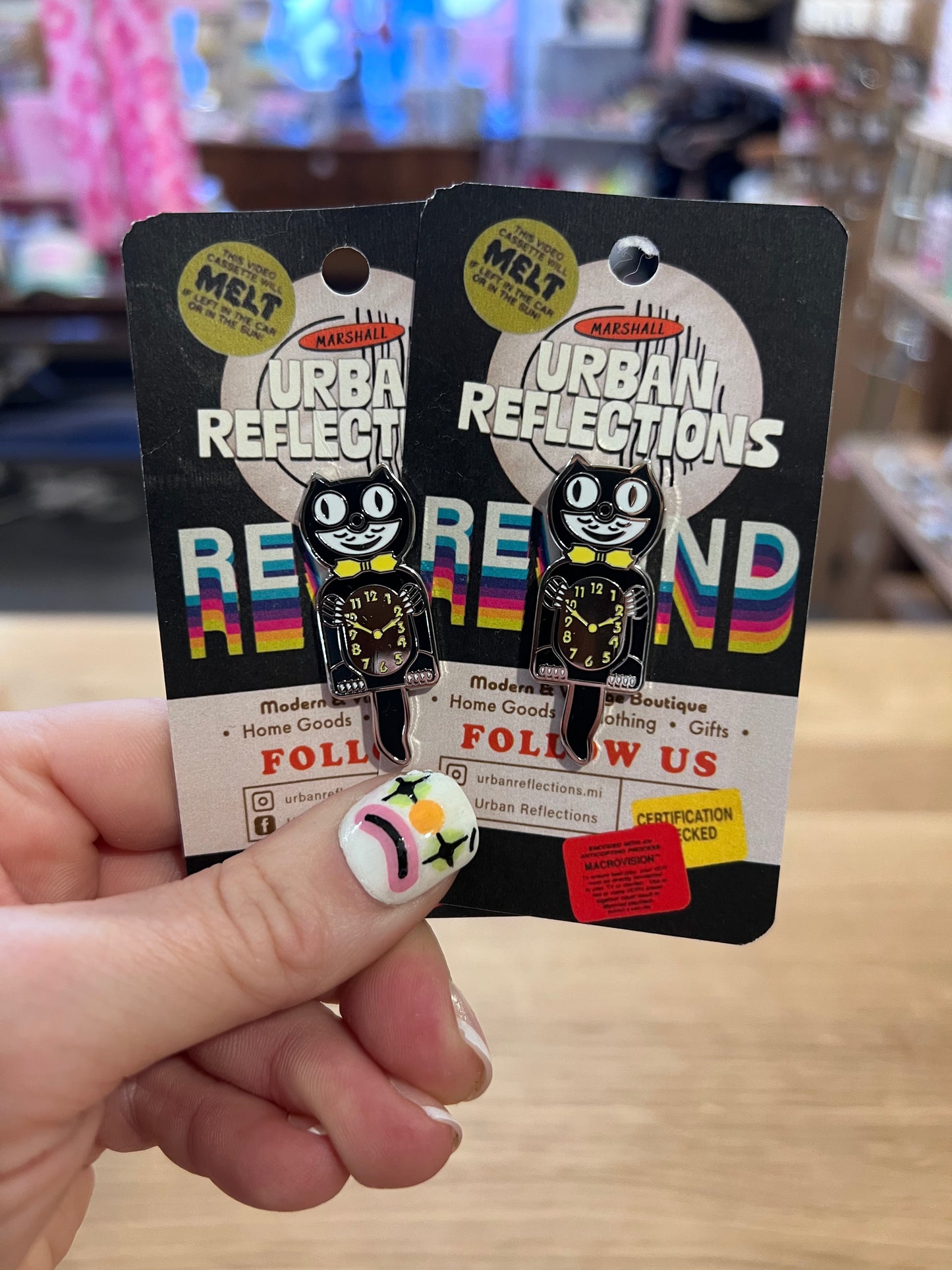 Kit-Cat Klock Enamel Pin