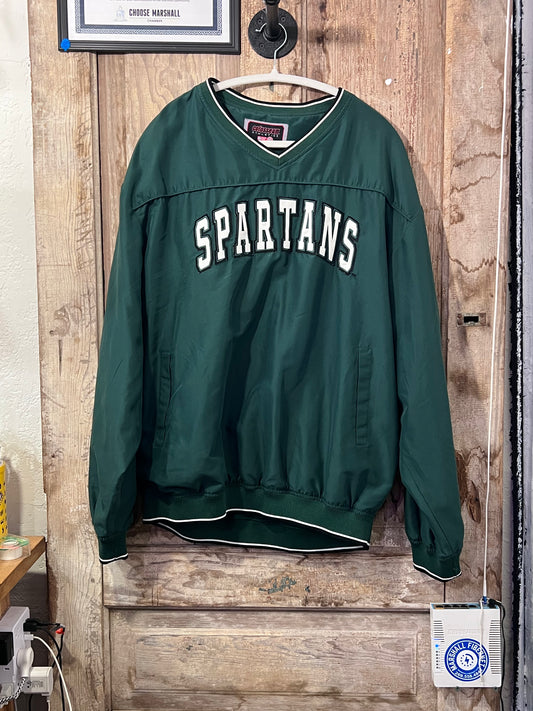 90’s pull over spartan shacket