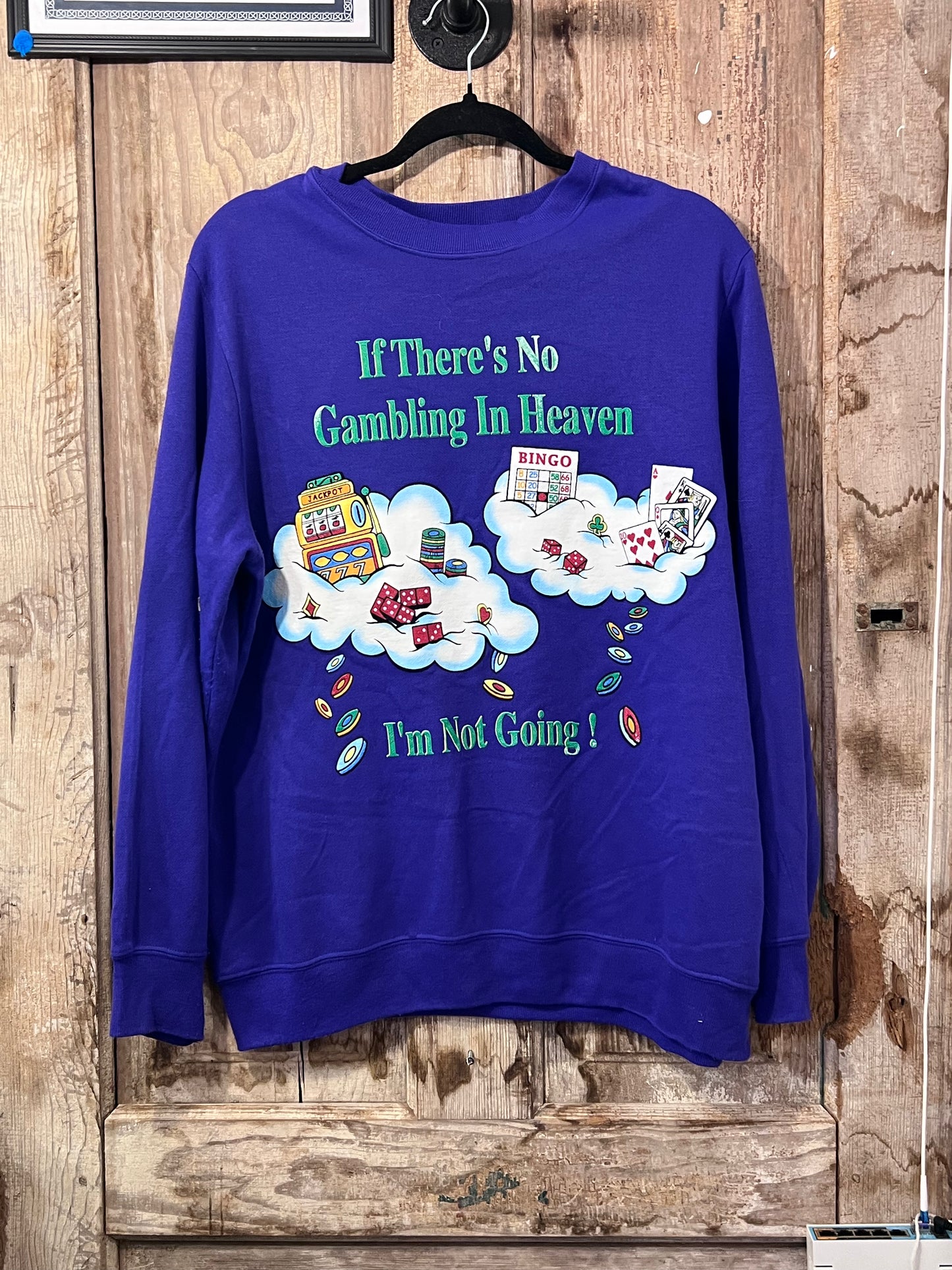 Gambling 80’s sweater
