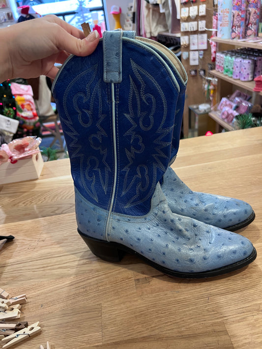 Vintage blue boots