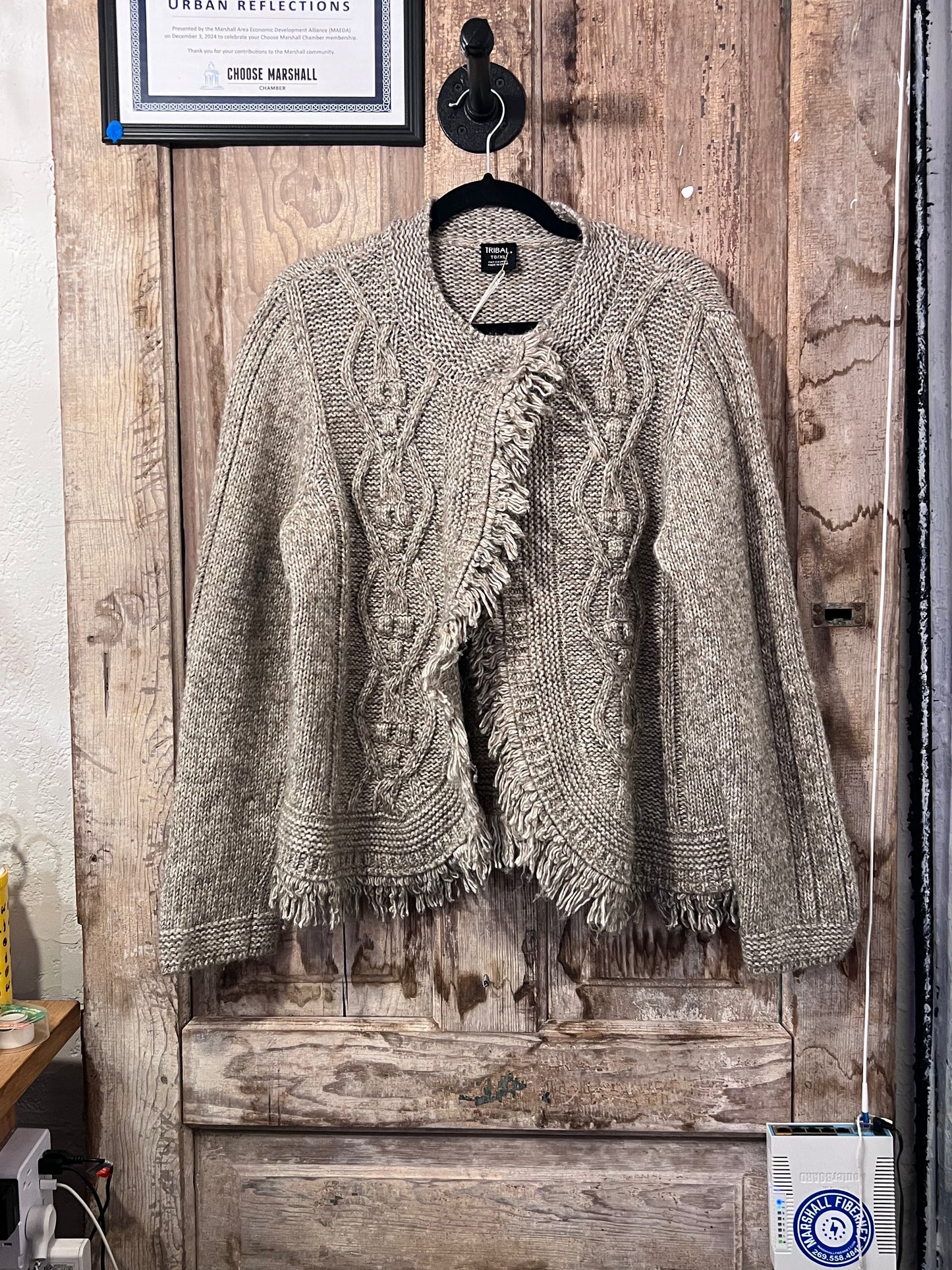 Vintage fridge cardigan