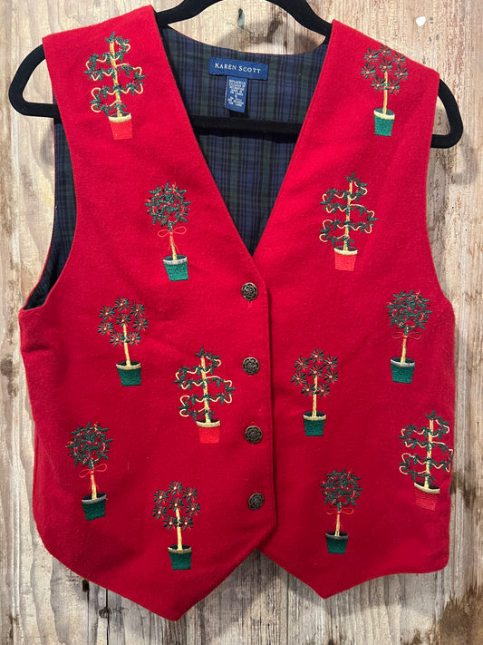 Vintage Christmas vest