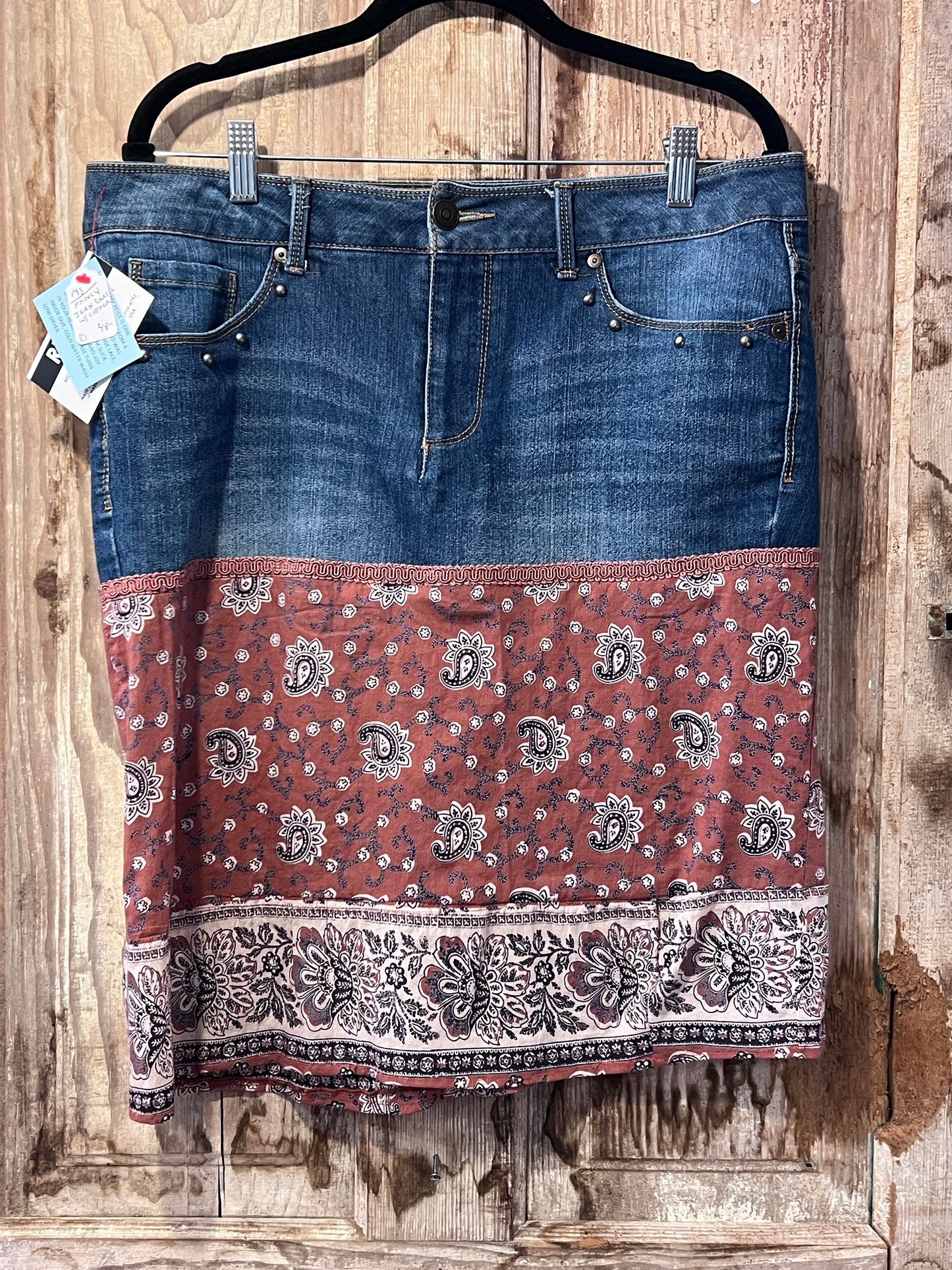 REVAMP Up-Cycled Denim + Paisley