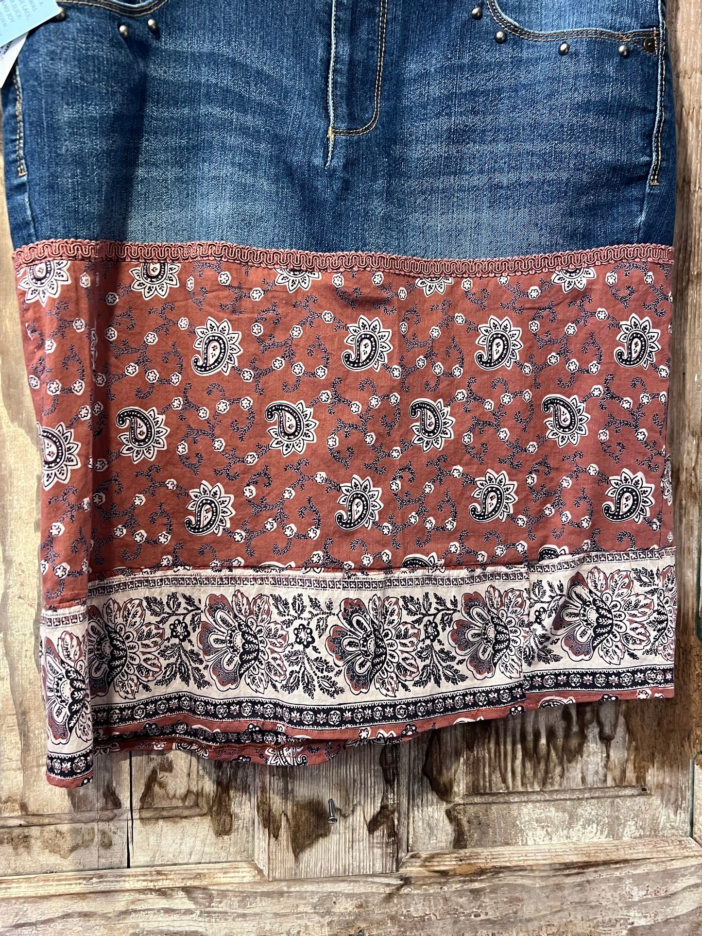 REVAMP Up-Cycled Denim + Paisley