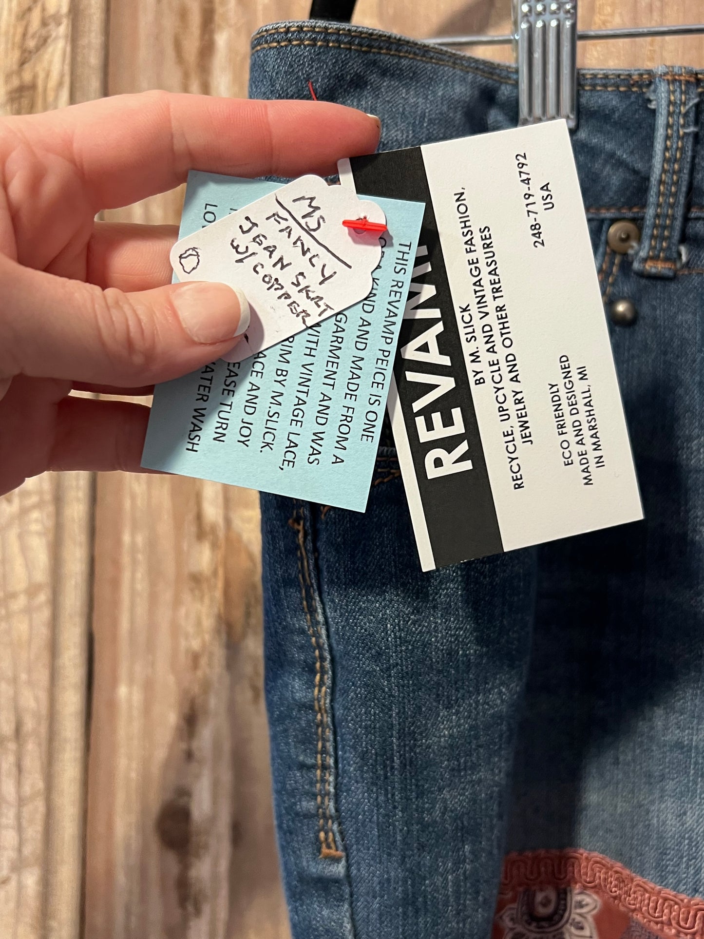 REVAMP Up-Cycled Denim + Paisley