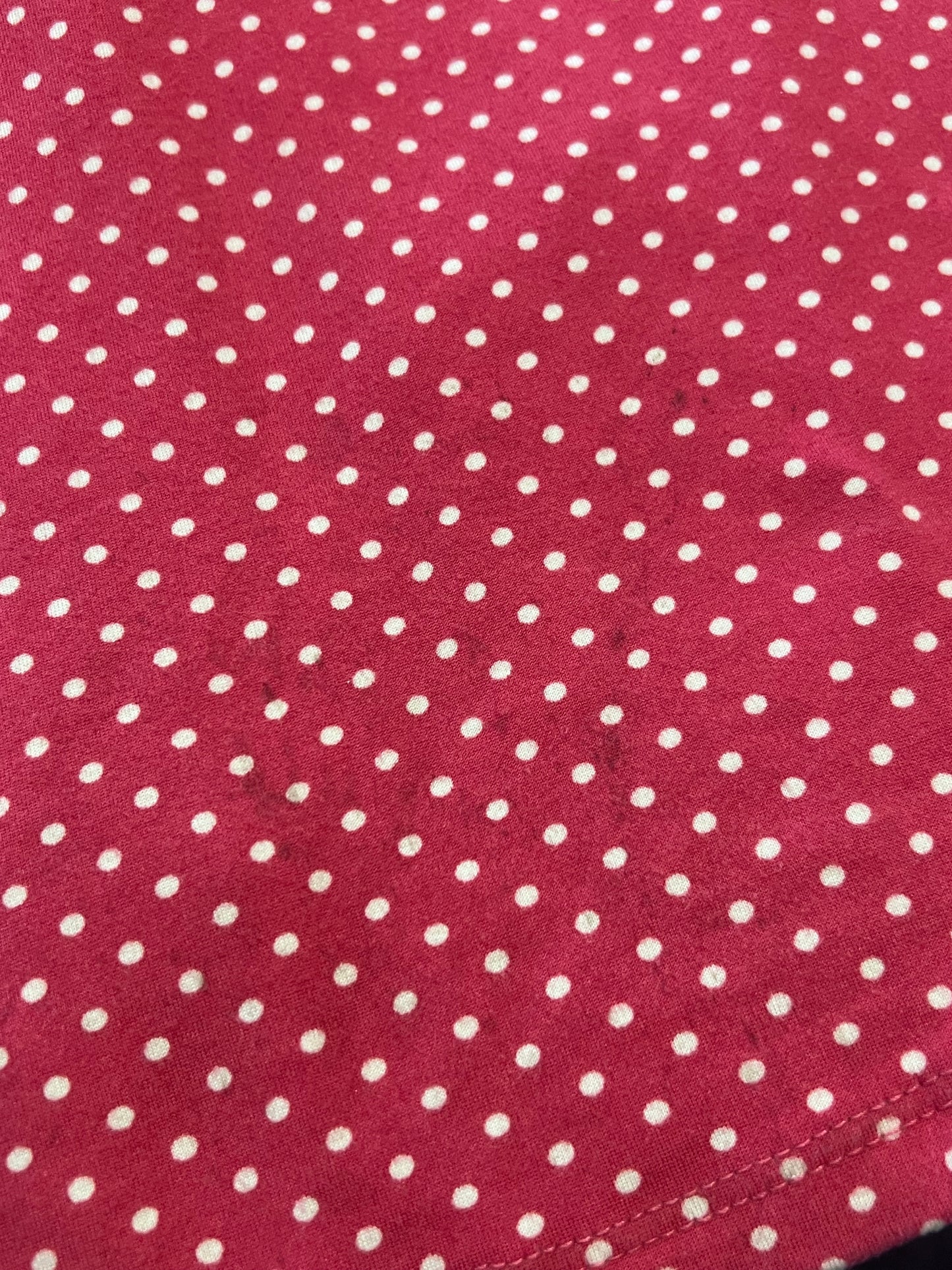 Y2K Pink + White Polka Dot Tie Top