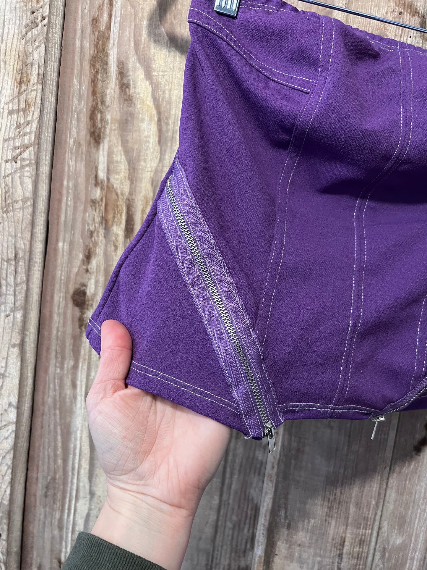 Y2K Side Zip Tube Top