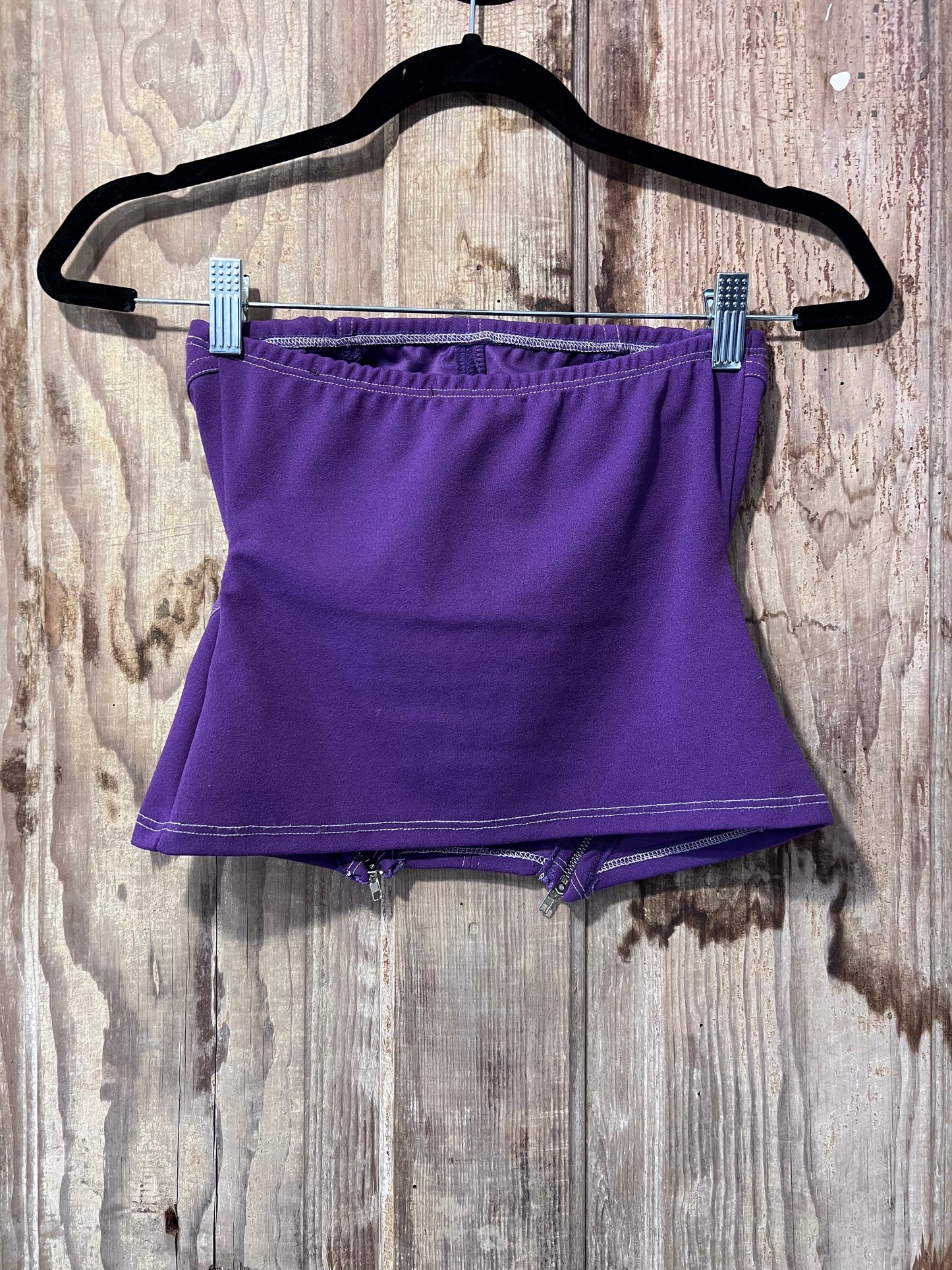 Y2K Side Zip Tube Top