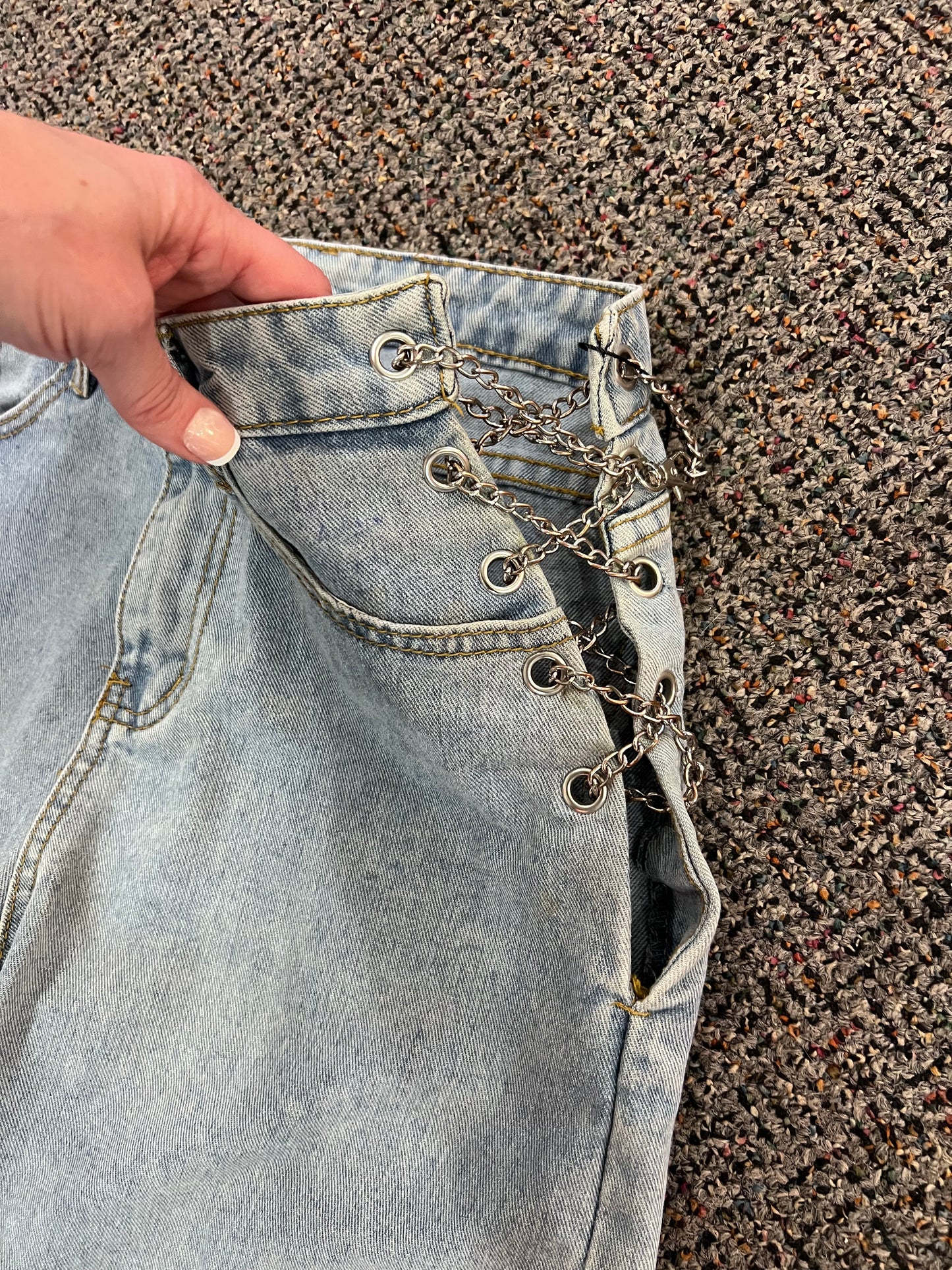 Y2K Side Chain Jeans