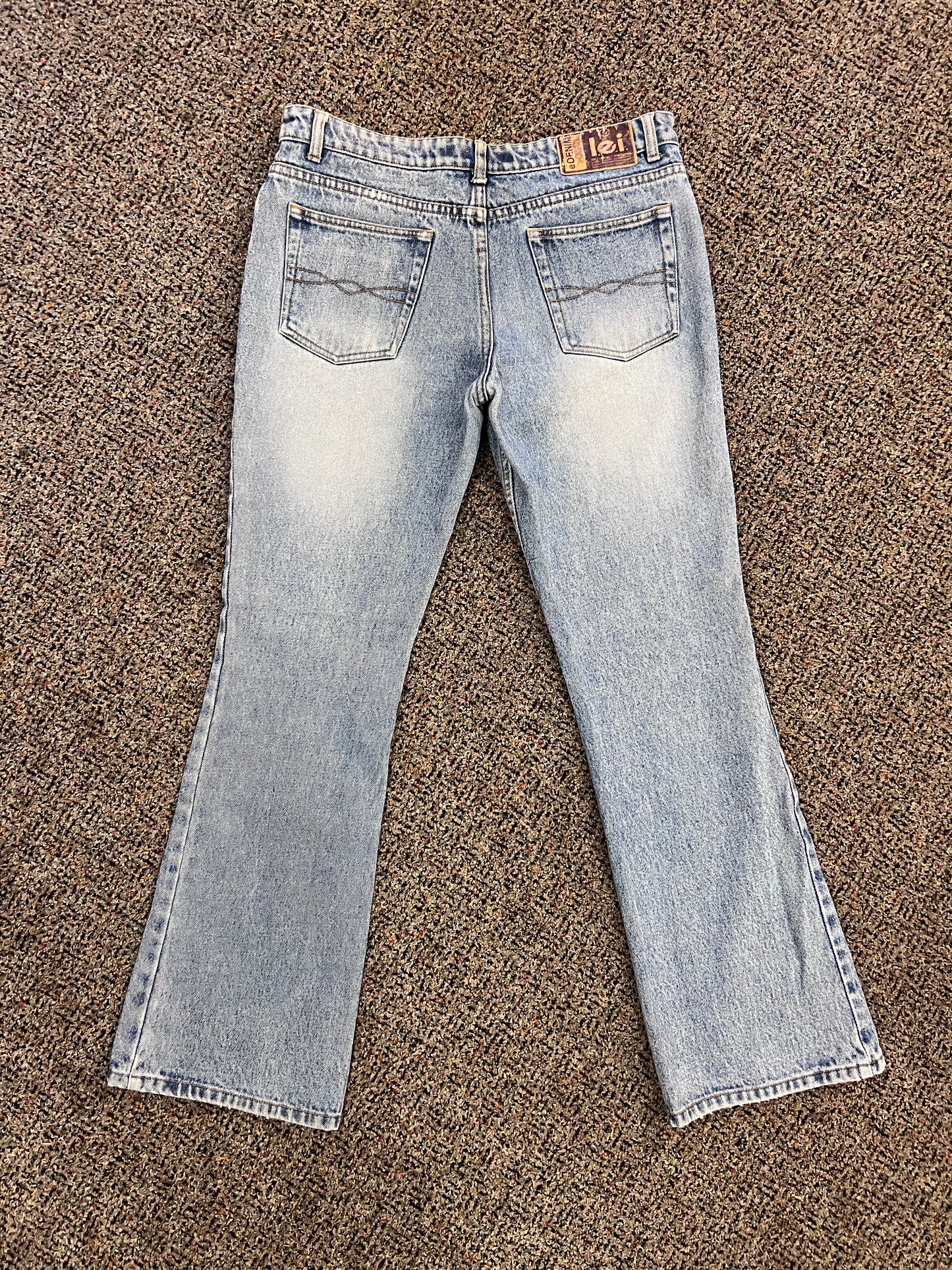 Y2K l.e.i. Low Rise Flare Jeans