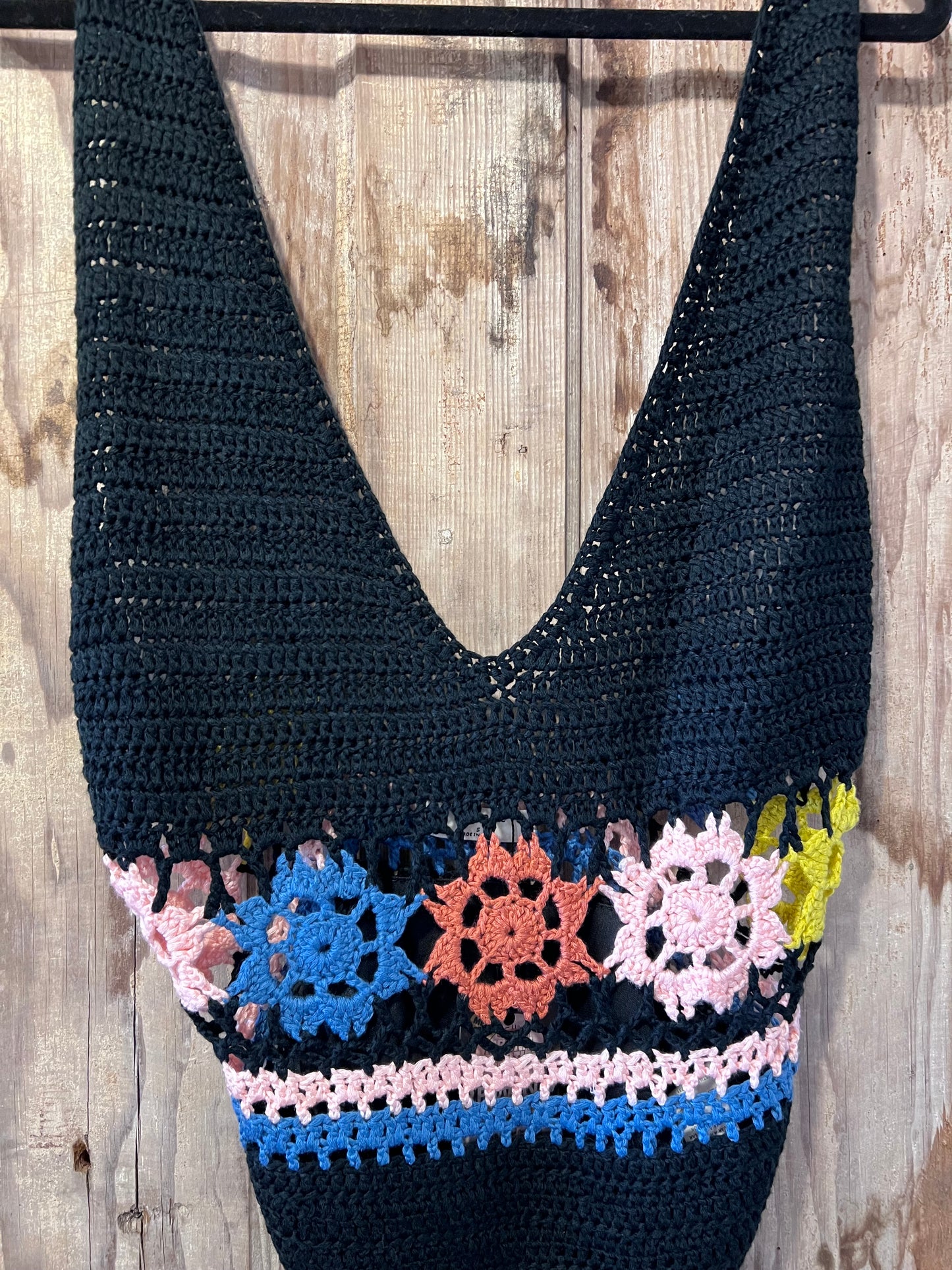 Retro 70’s Crochet Swimsuit