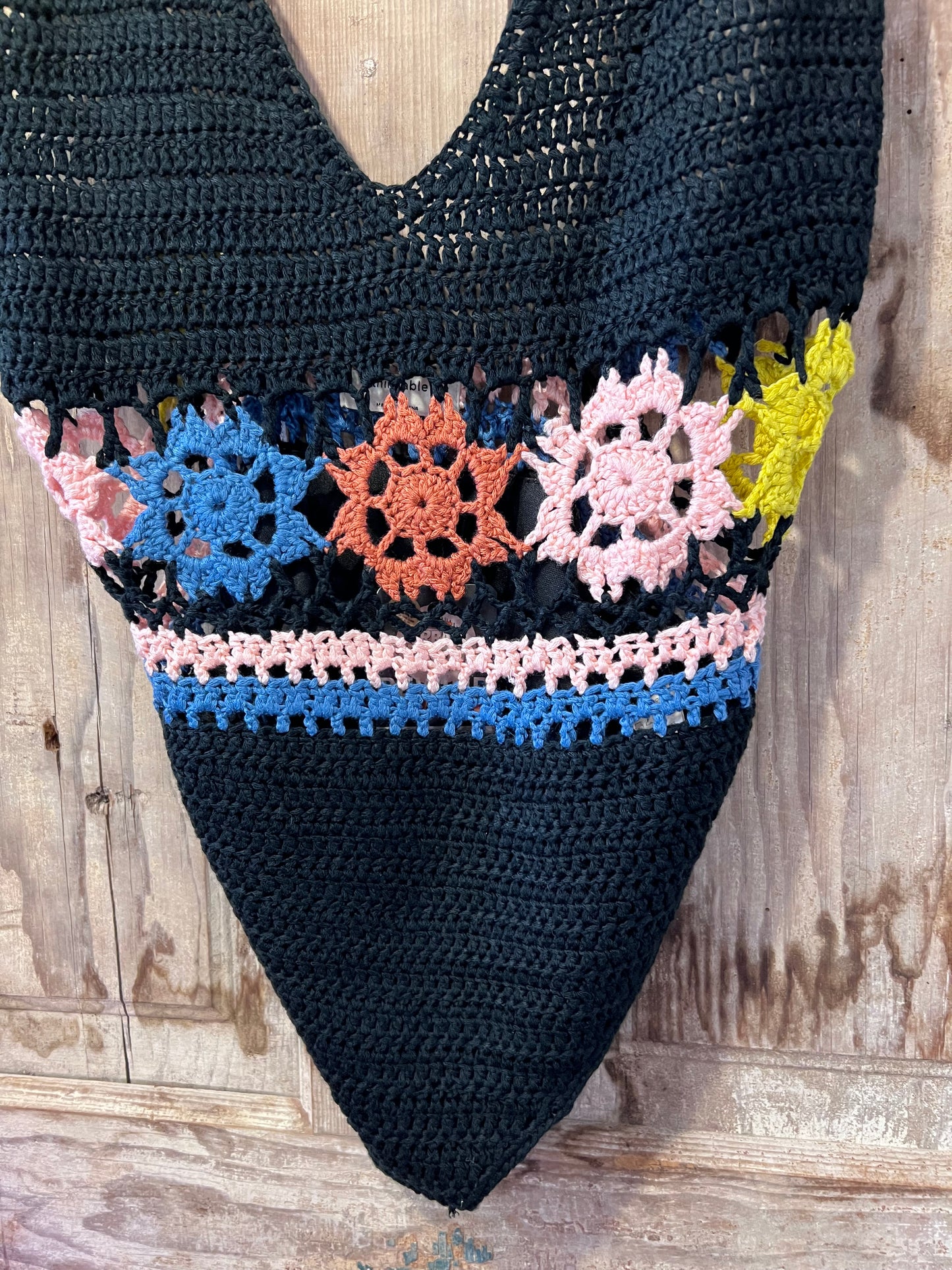 Retro 70’s Crochet Swimsuit