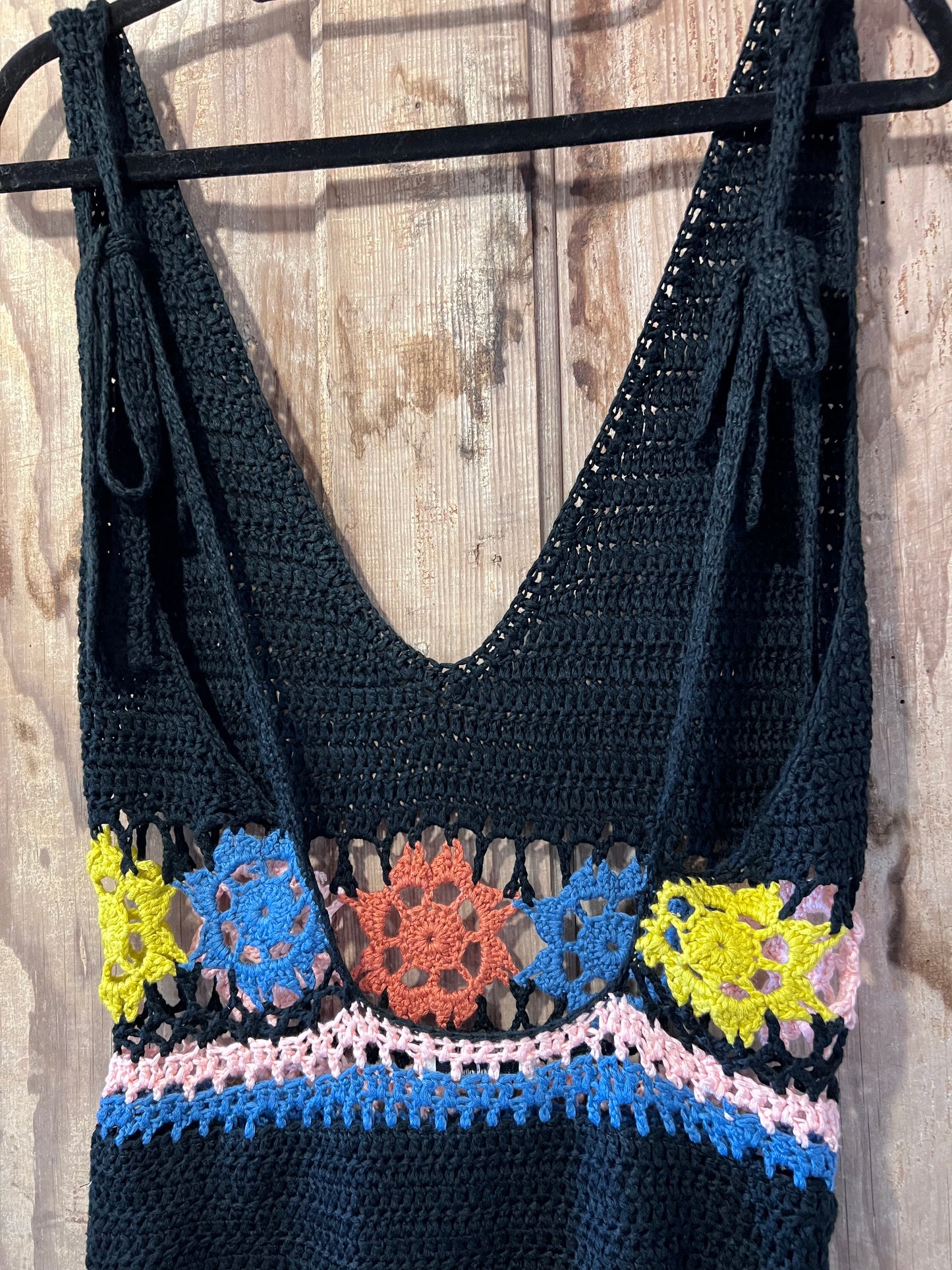Retro 70’s Crochet Swimsuit