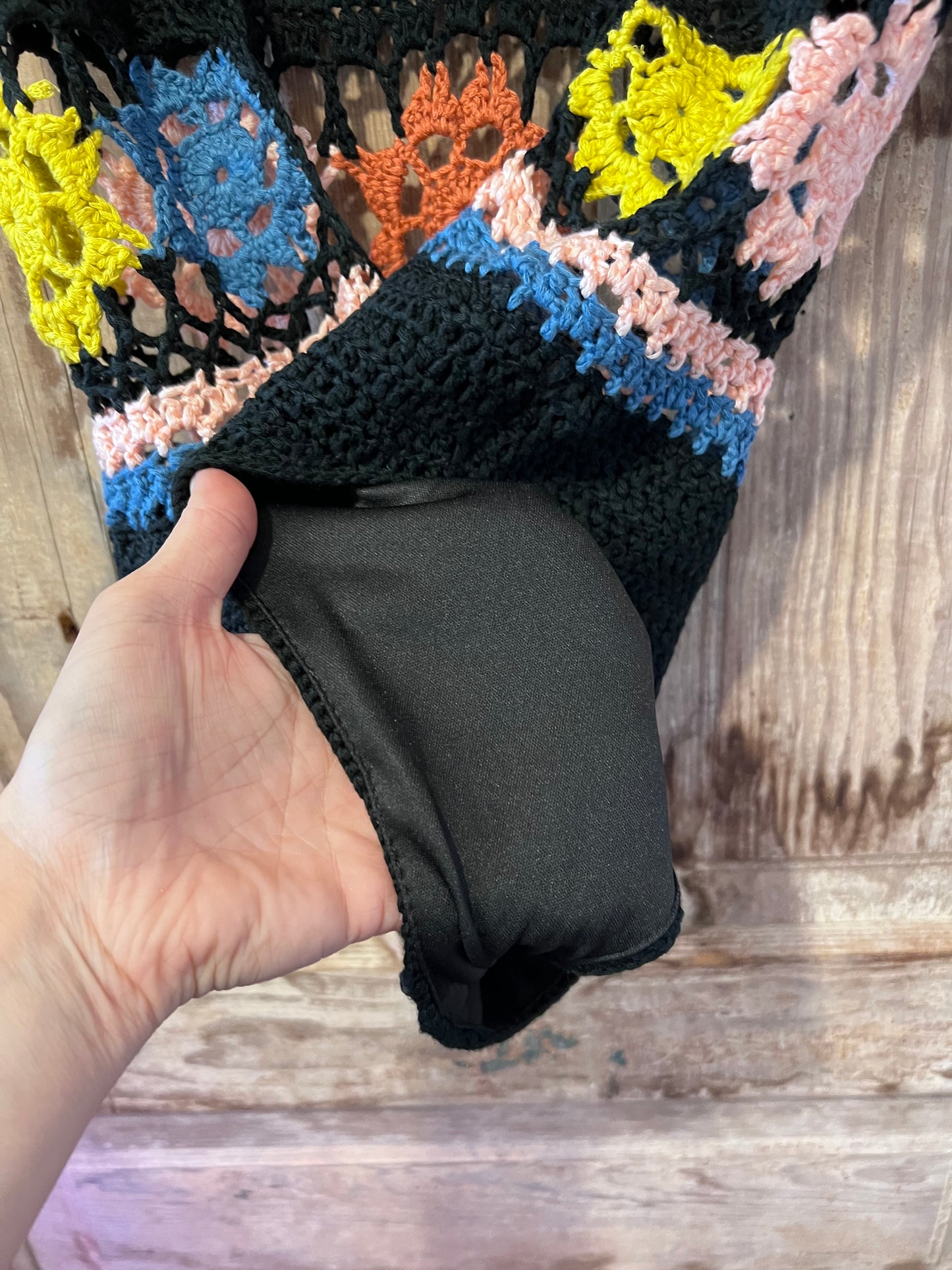 Retro 70’s Crochet Swimsuit