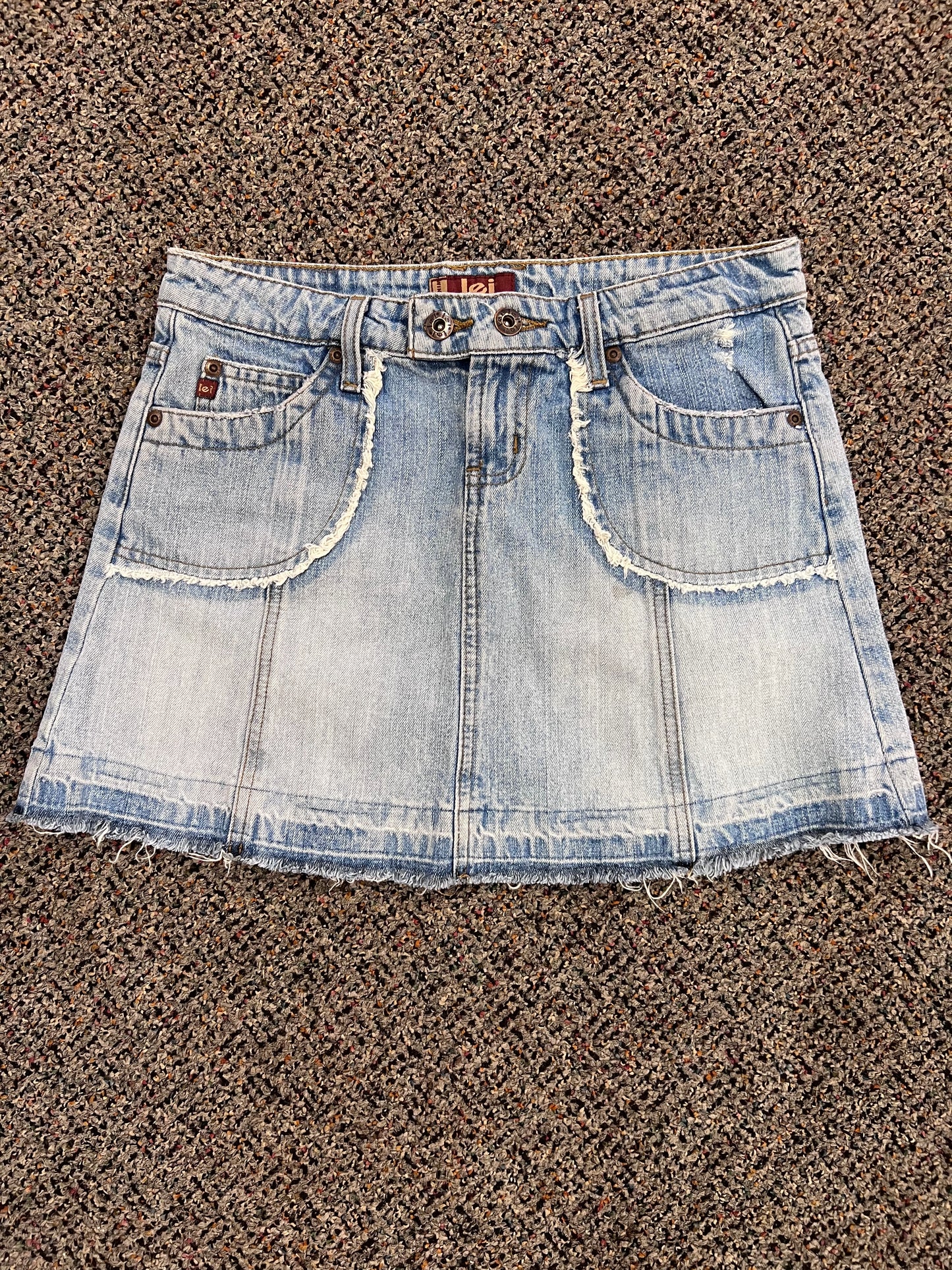 Y2K l.e.i. Denim Mini Skirt