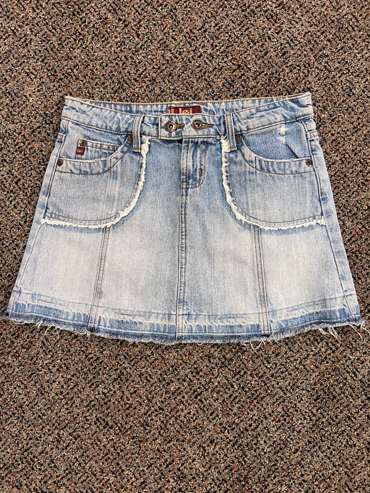 Y2K l.e.i. Denim Mini Skirt
