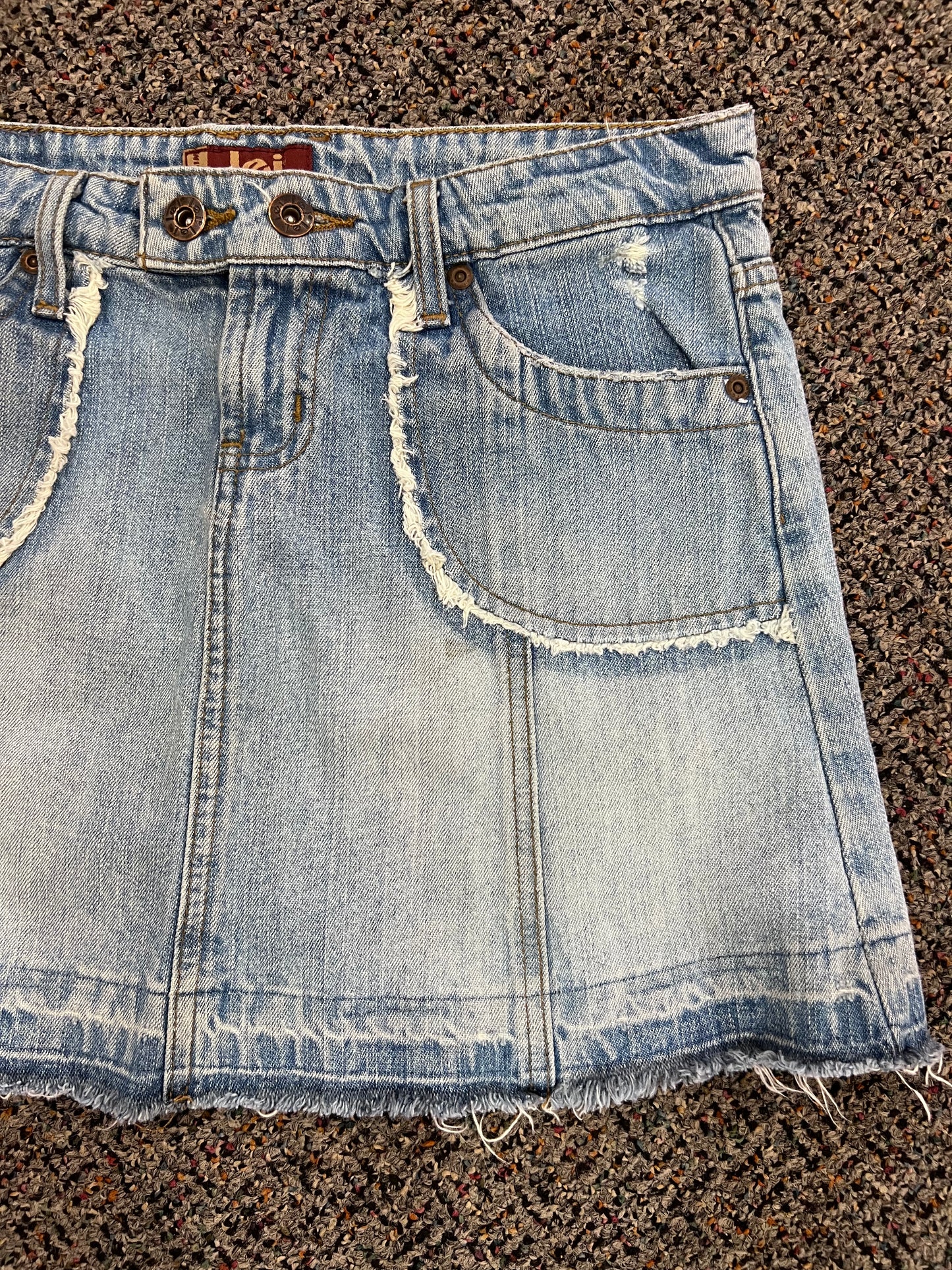 Y2K l.e.i. Denim Mini Skirt