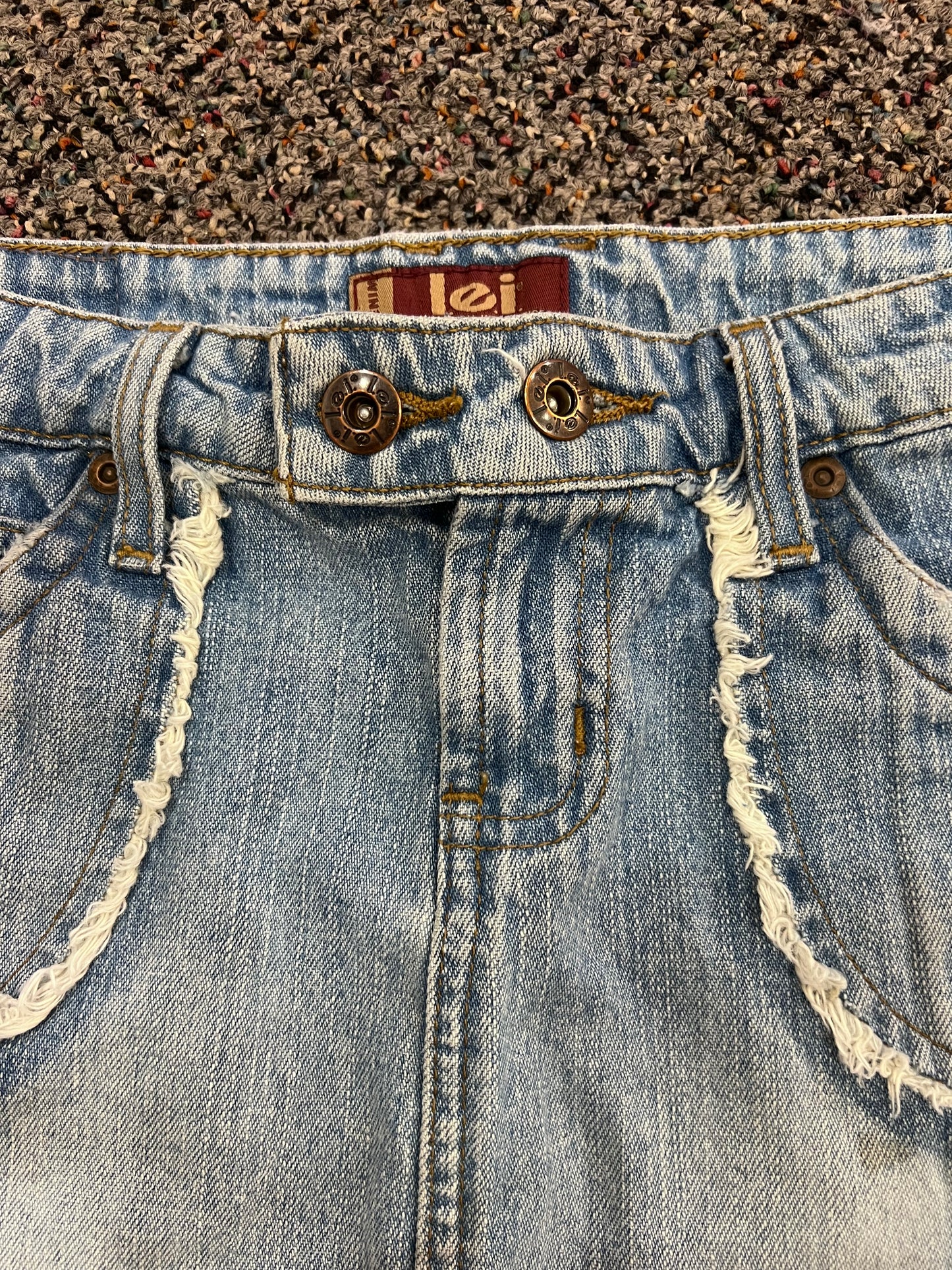 Y2K l.e.i. Denim Mini Skirt