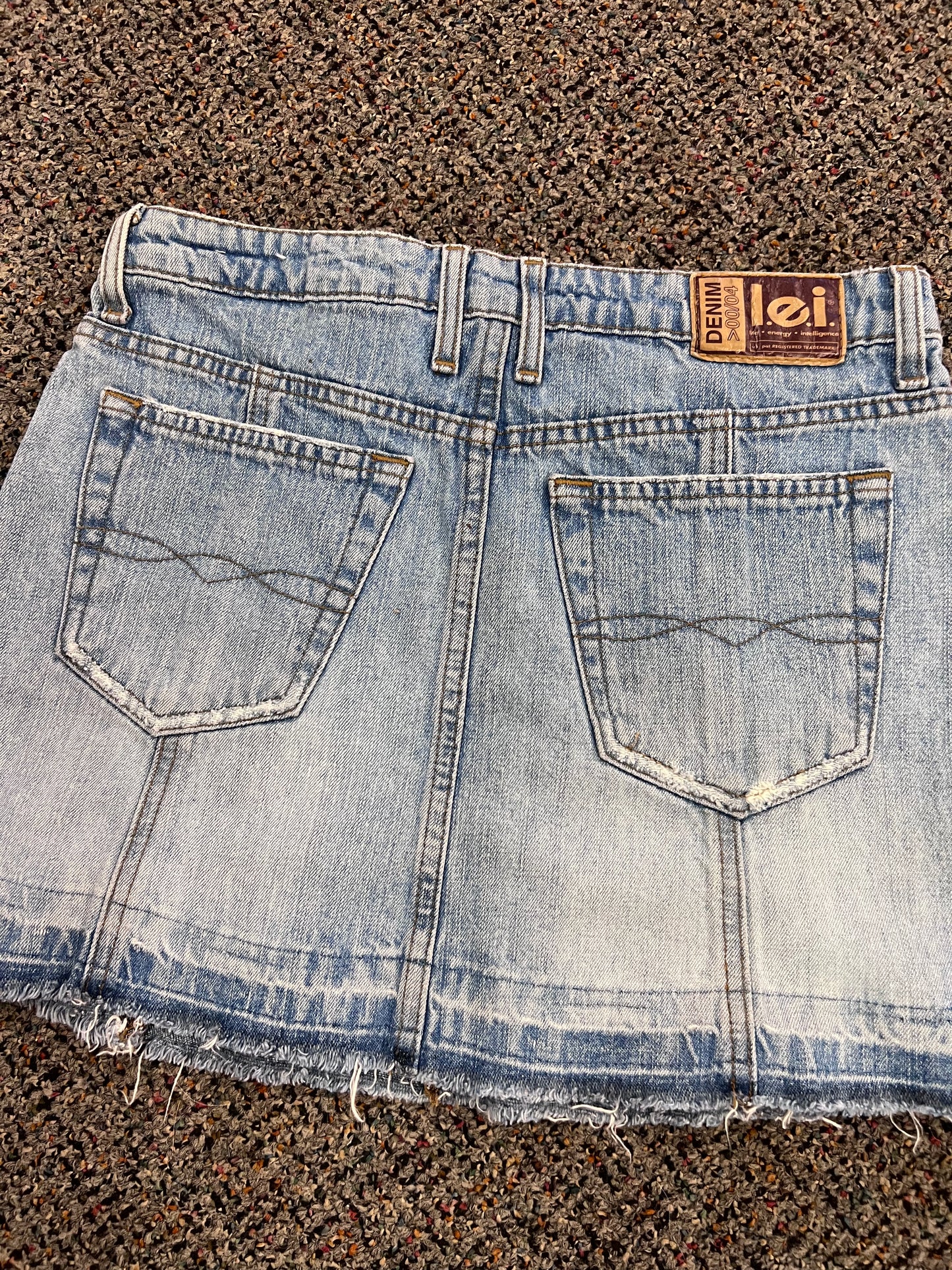 Y2K l.e.i. Denim Mini Skirt