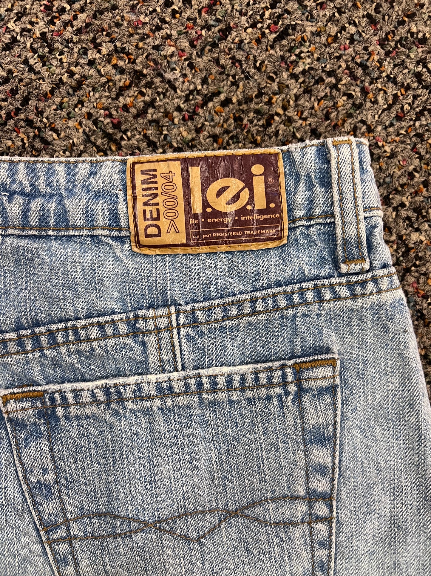 Y2K l.e.i. Denim Mini Skirt