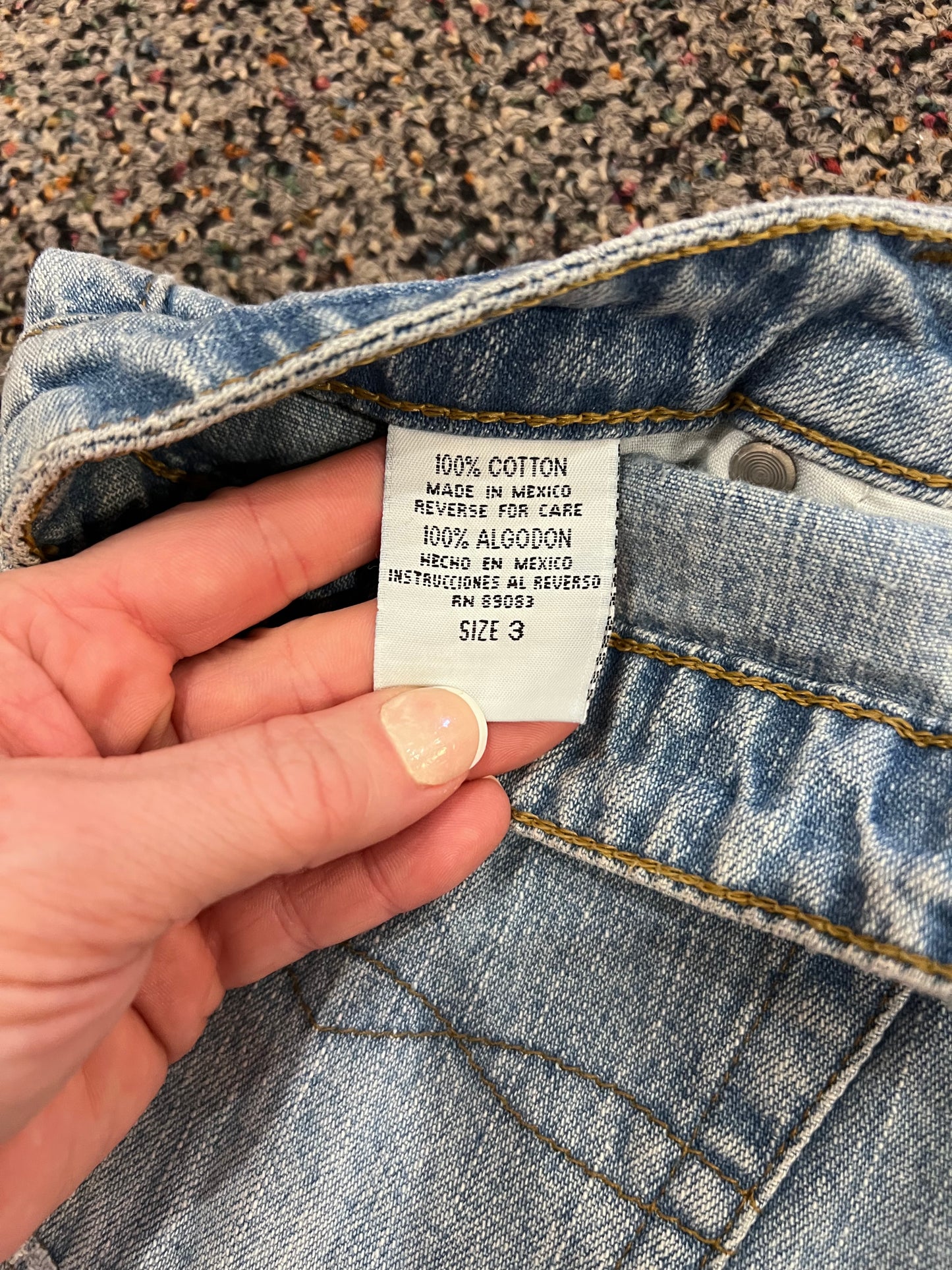 Y2K l.e.i. Denim Mini Skirt