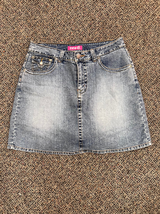 Y2K Zana Di Denim Skort