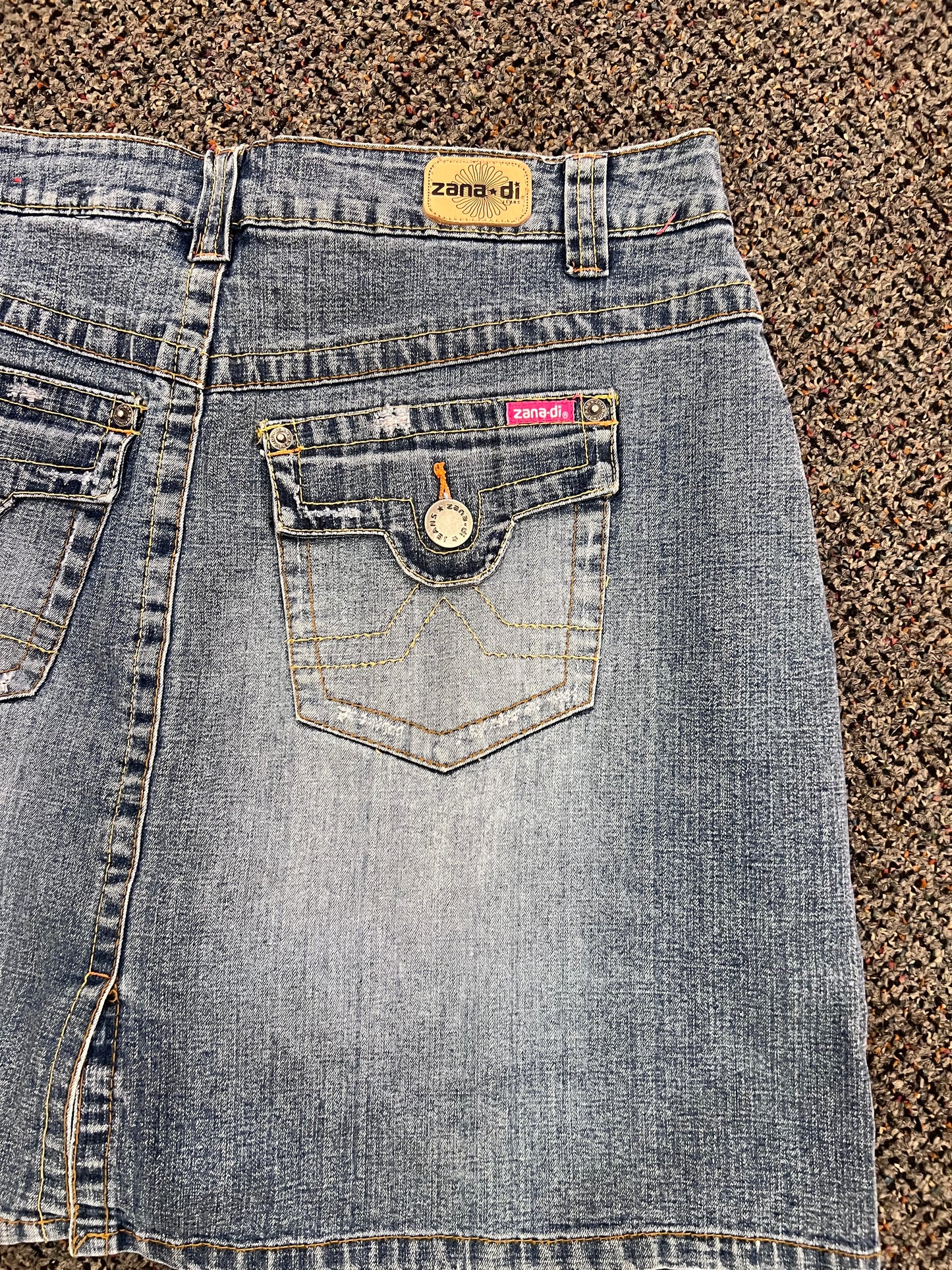 Y2K Zana Di Denim Skort