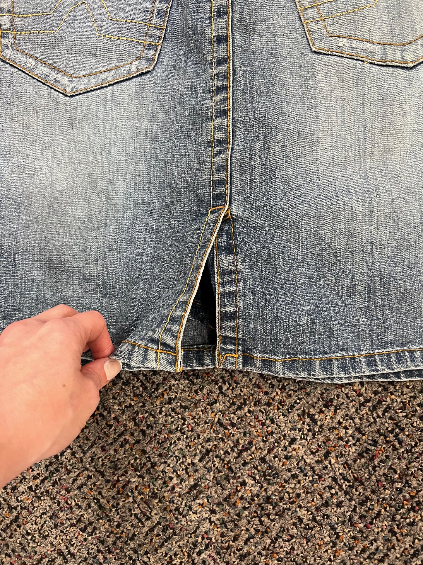 Y2K Zana Di Denim Skort