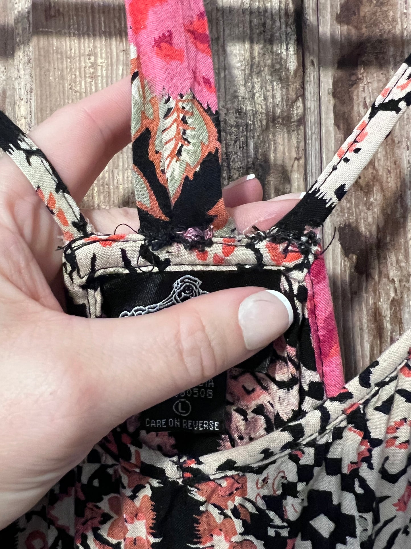Y2K Angie Patterned Strappy Dress